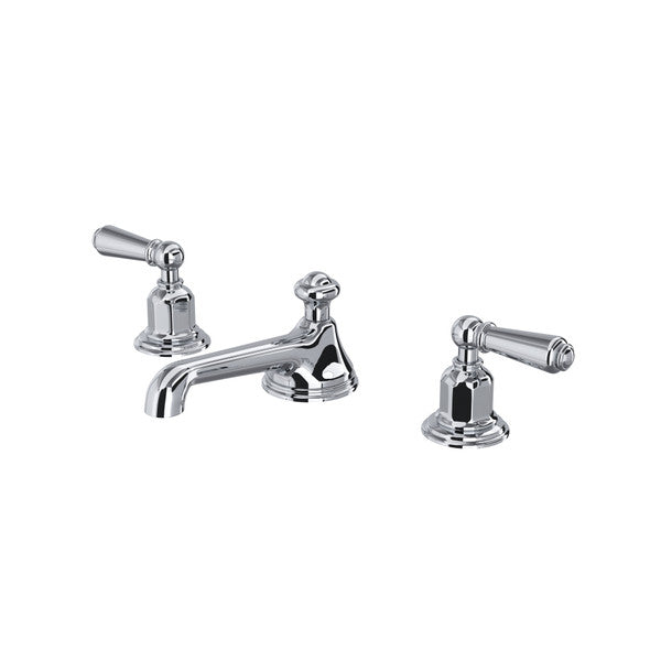 polished chrome bathroom faucet