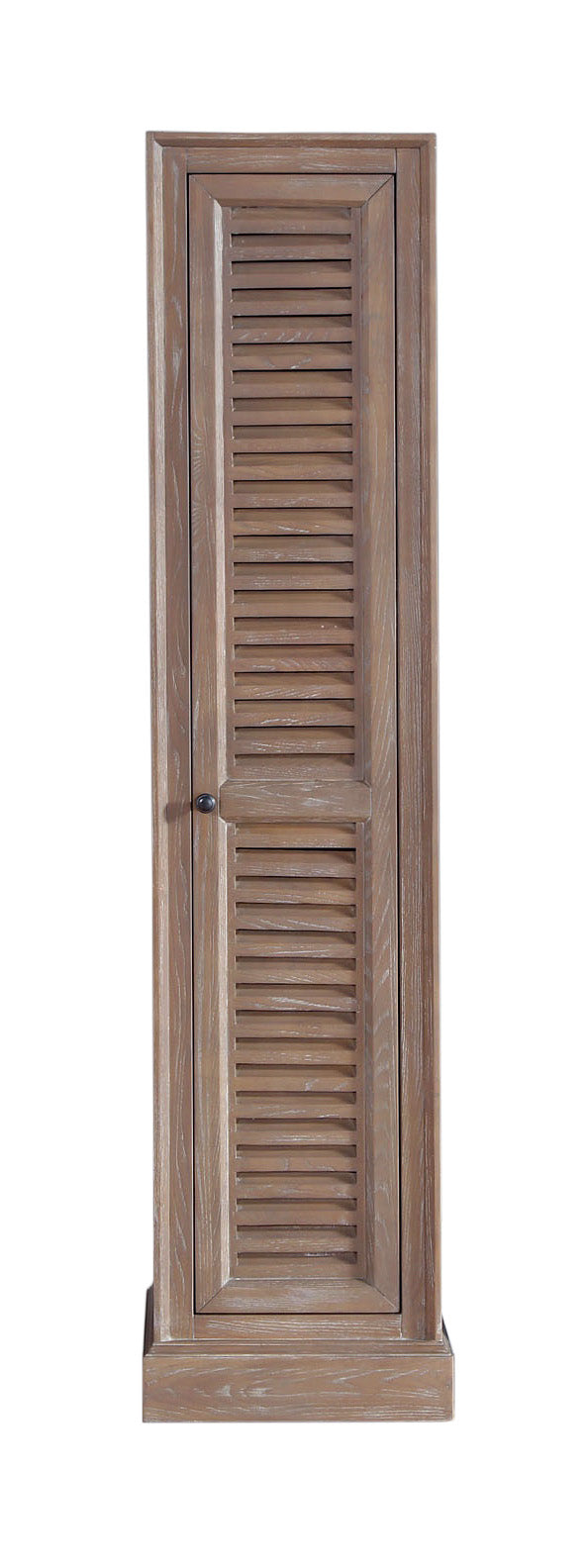 driftwood small linen cabinet