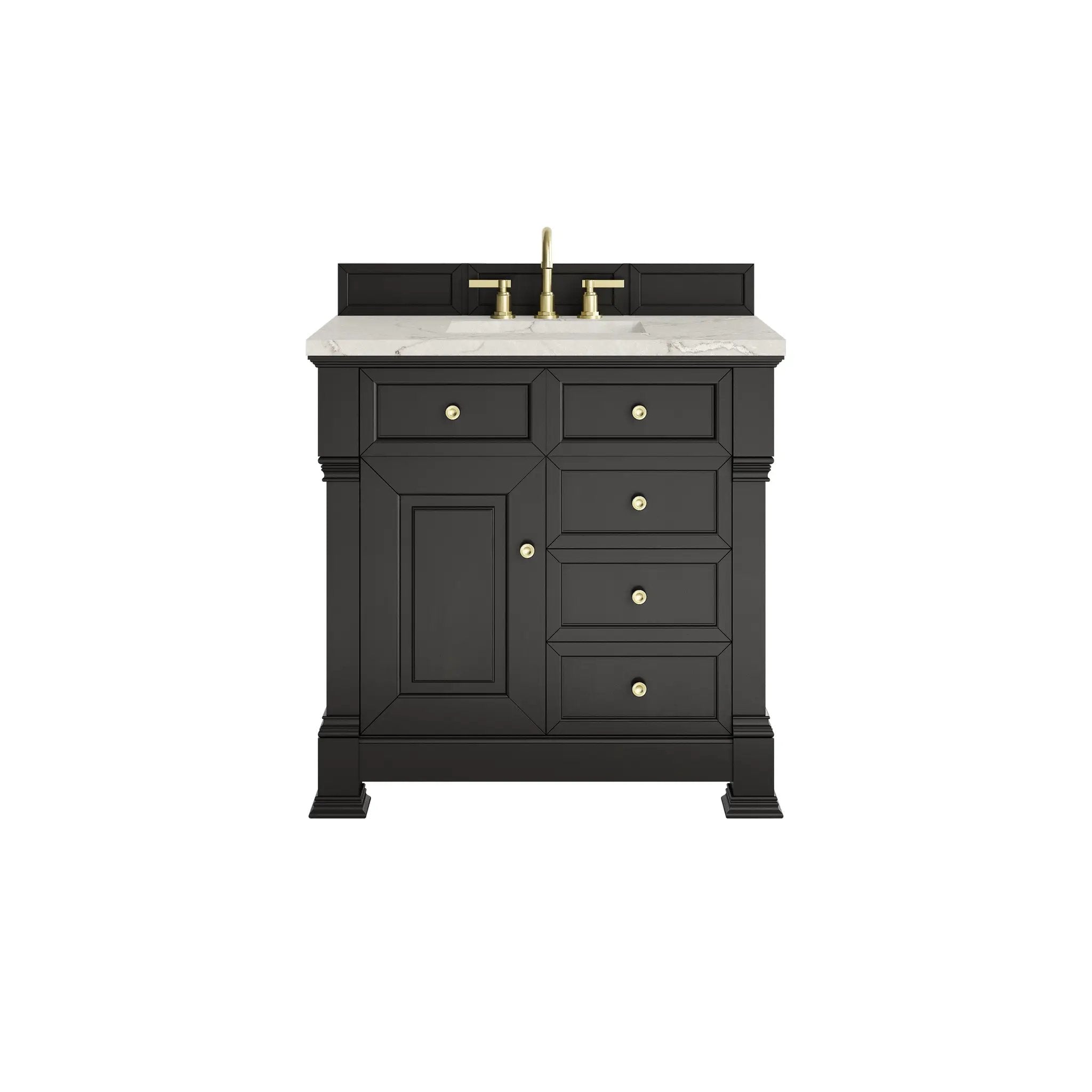 James Martin Brookfield 36" Single Vanity Set - Black Onyx by James Martin Vanities