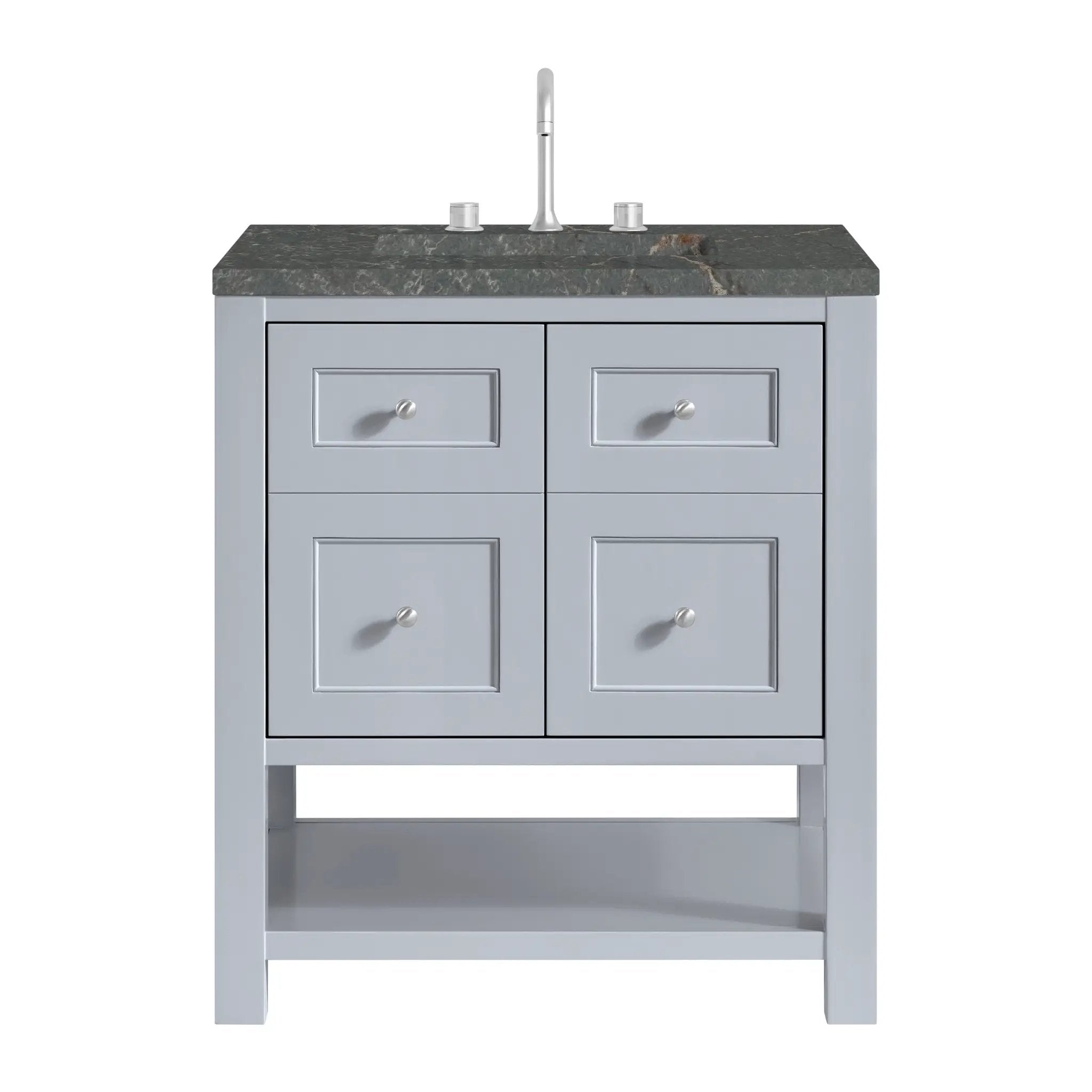 James Martin Breckenridge 30" Single Vanity Set - Serenity Blue by James Martin Vanities