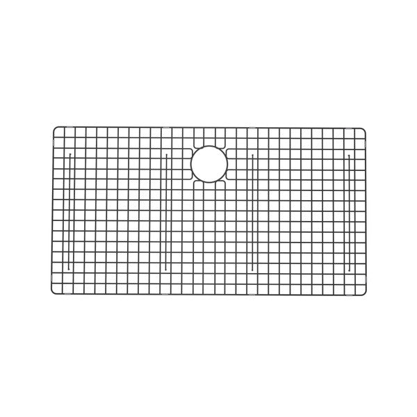 black stainless steel sink grid