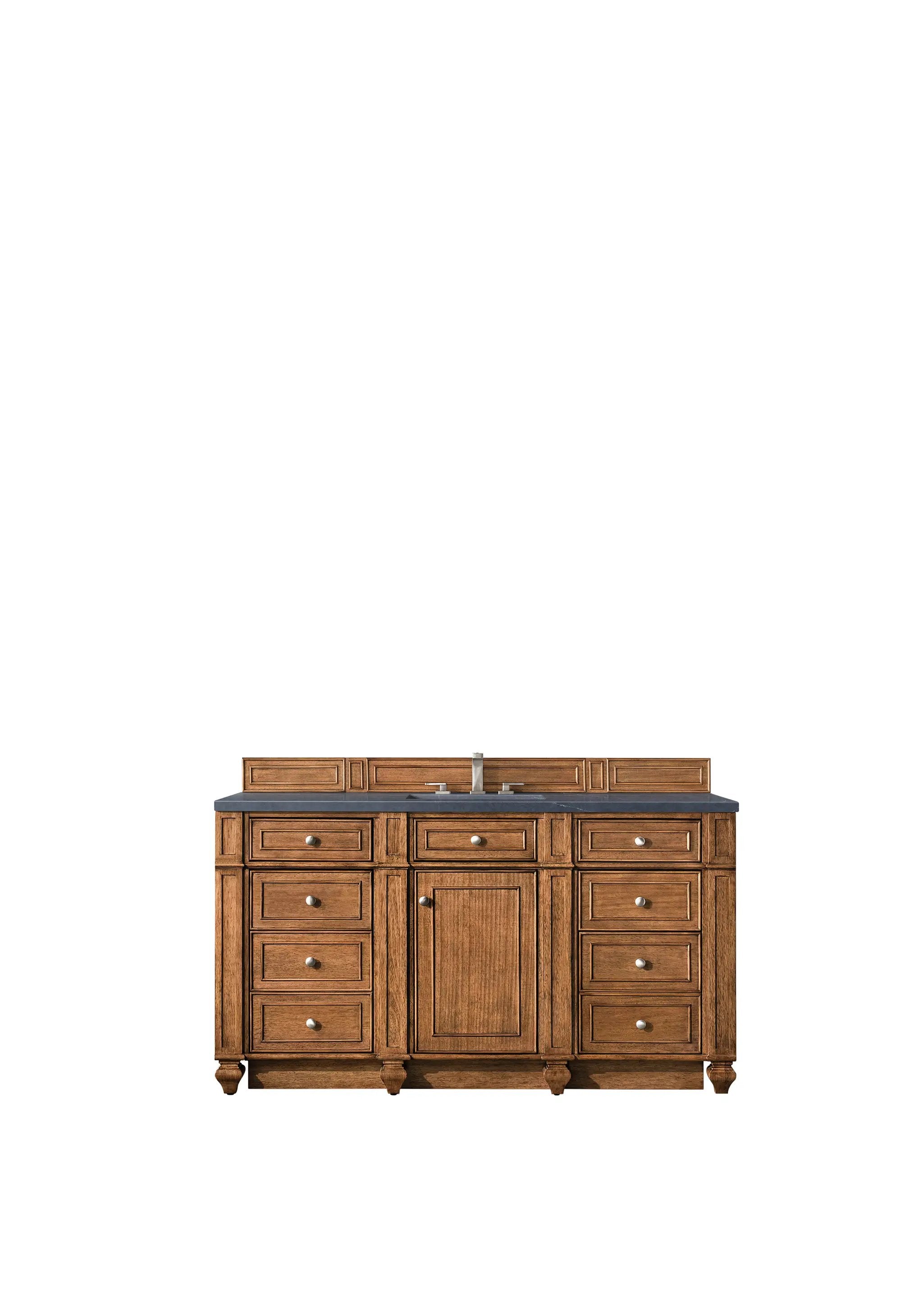 James Martin Bristol 60" Single Vanity Set - Saddle Brown by James Martin Vanities