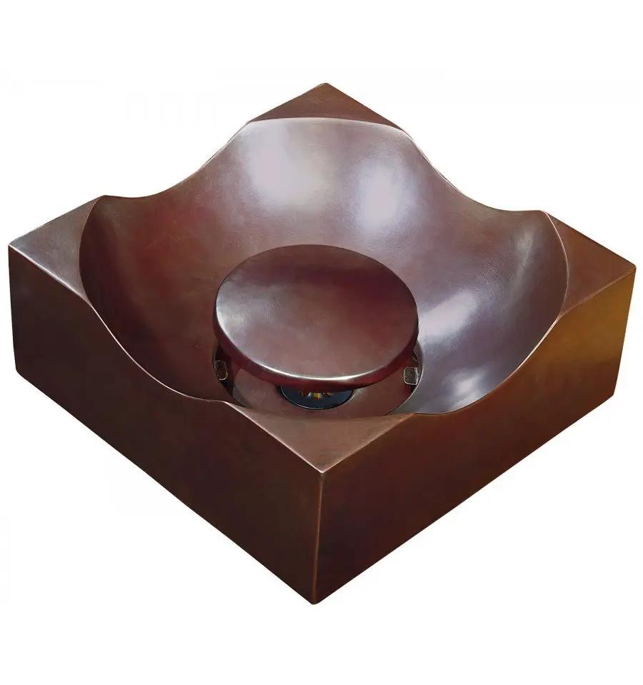aged copper smooth sink