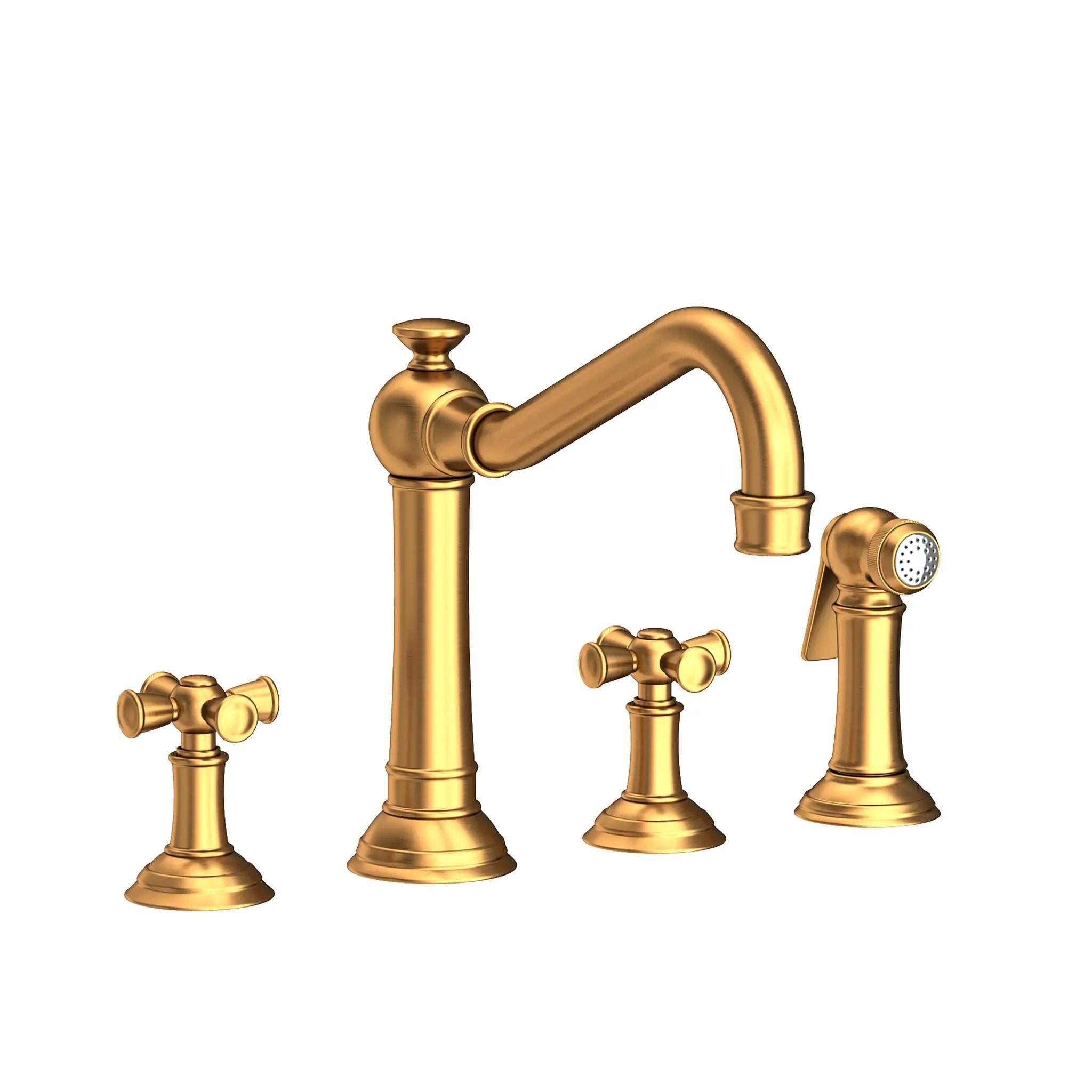 Newport Brass Jacobean Kitchen Faucet with Side Spray by Newport Brass