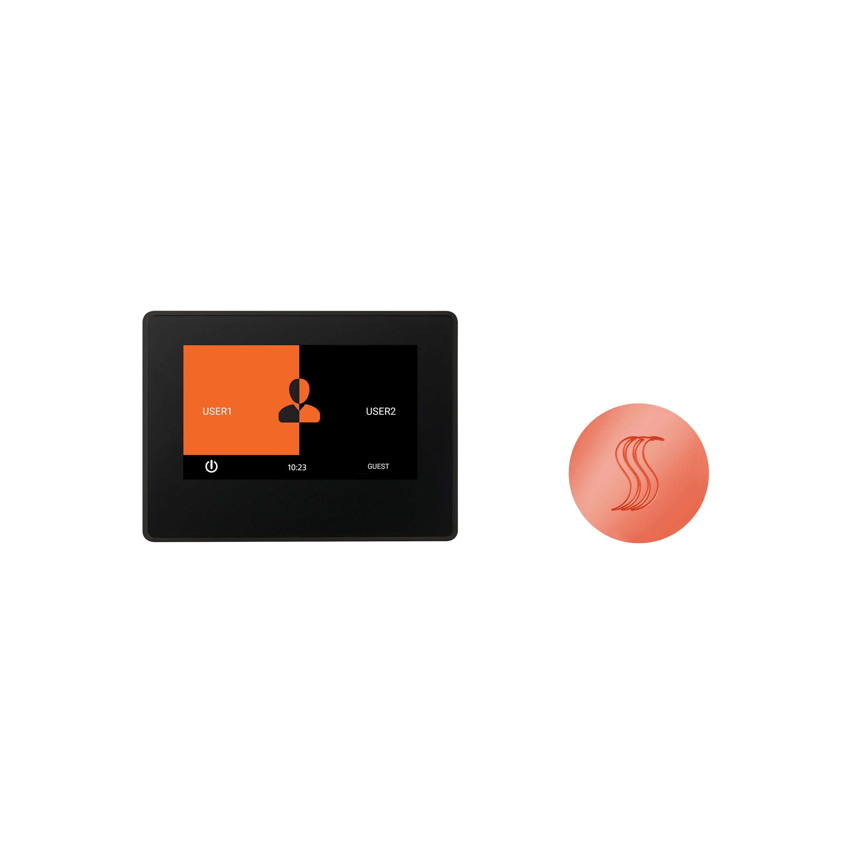 Thermasol ThermaTouch 7" Control and Steam Head Kit Round