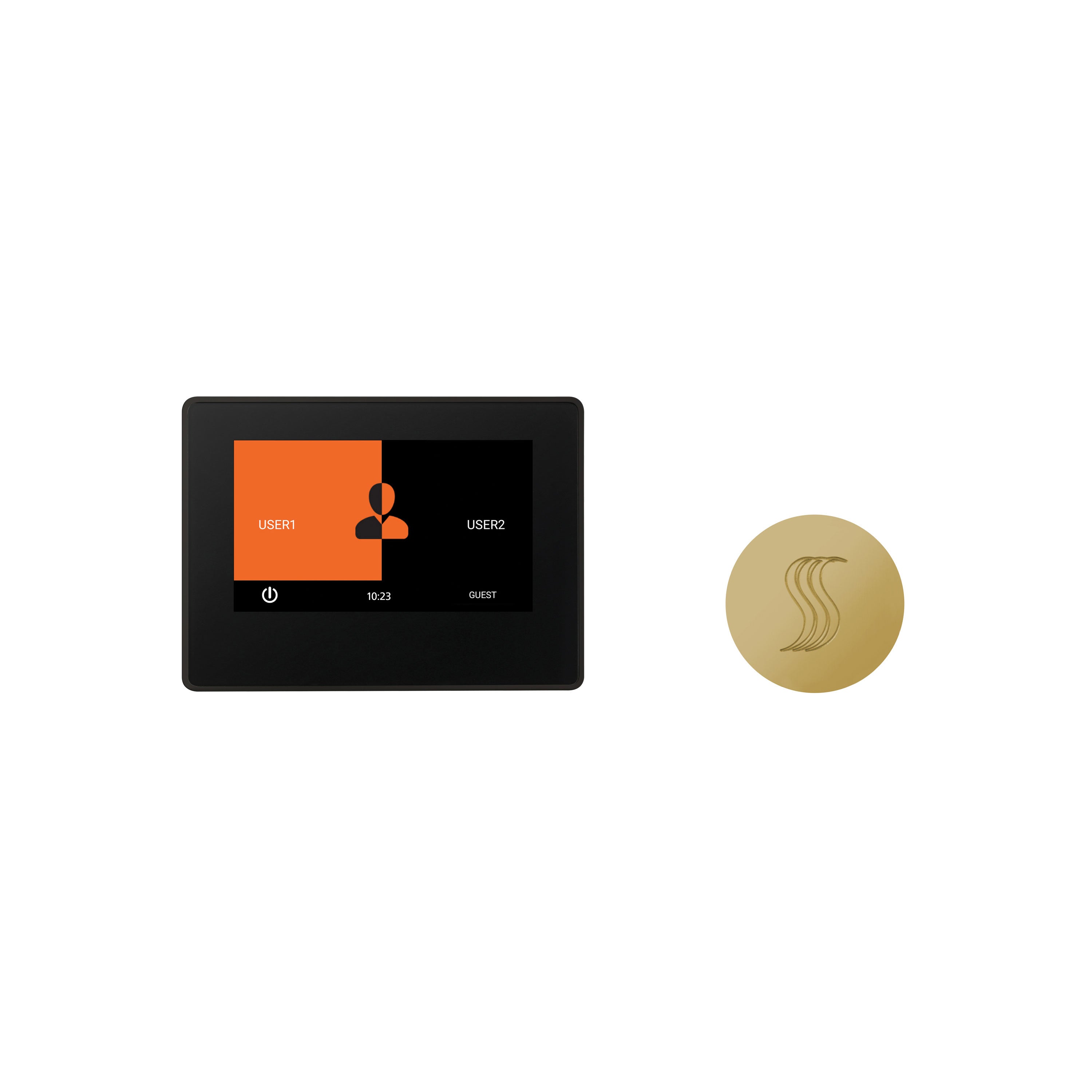 Thermasol ThermaTouch 7" Control and Steam Head Kit Round