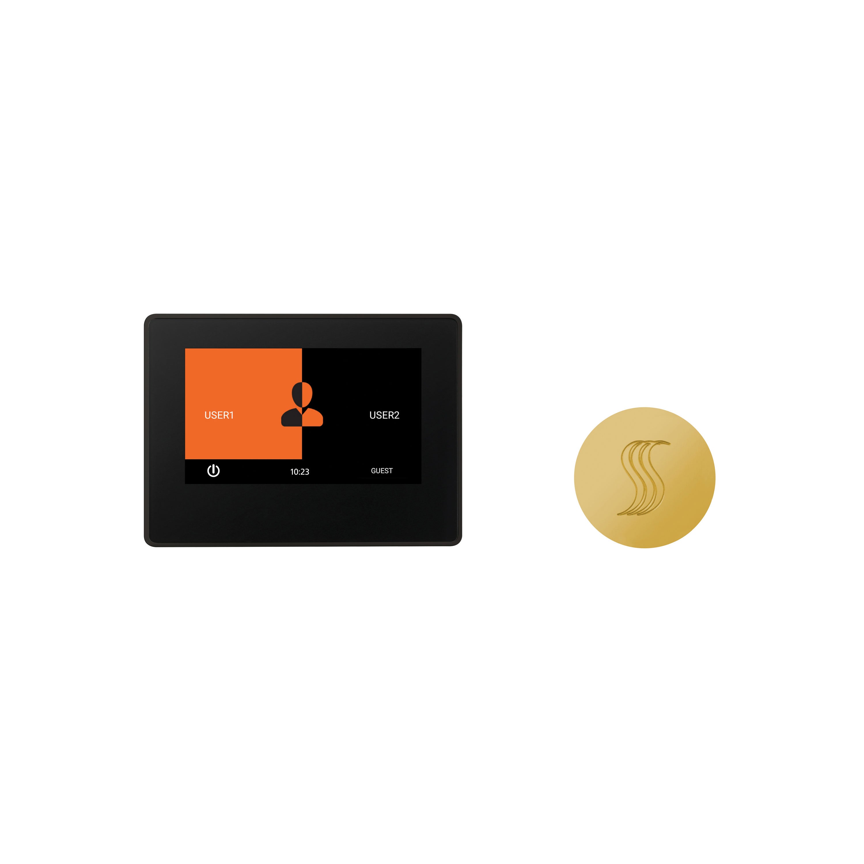 Thermasol ThermaTouch 7" Control and Steam Head Kit Round