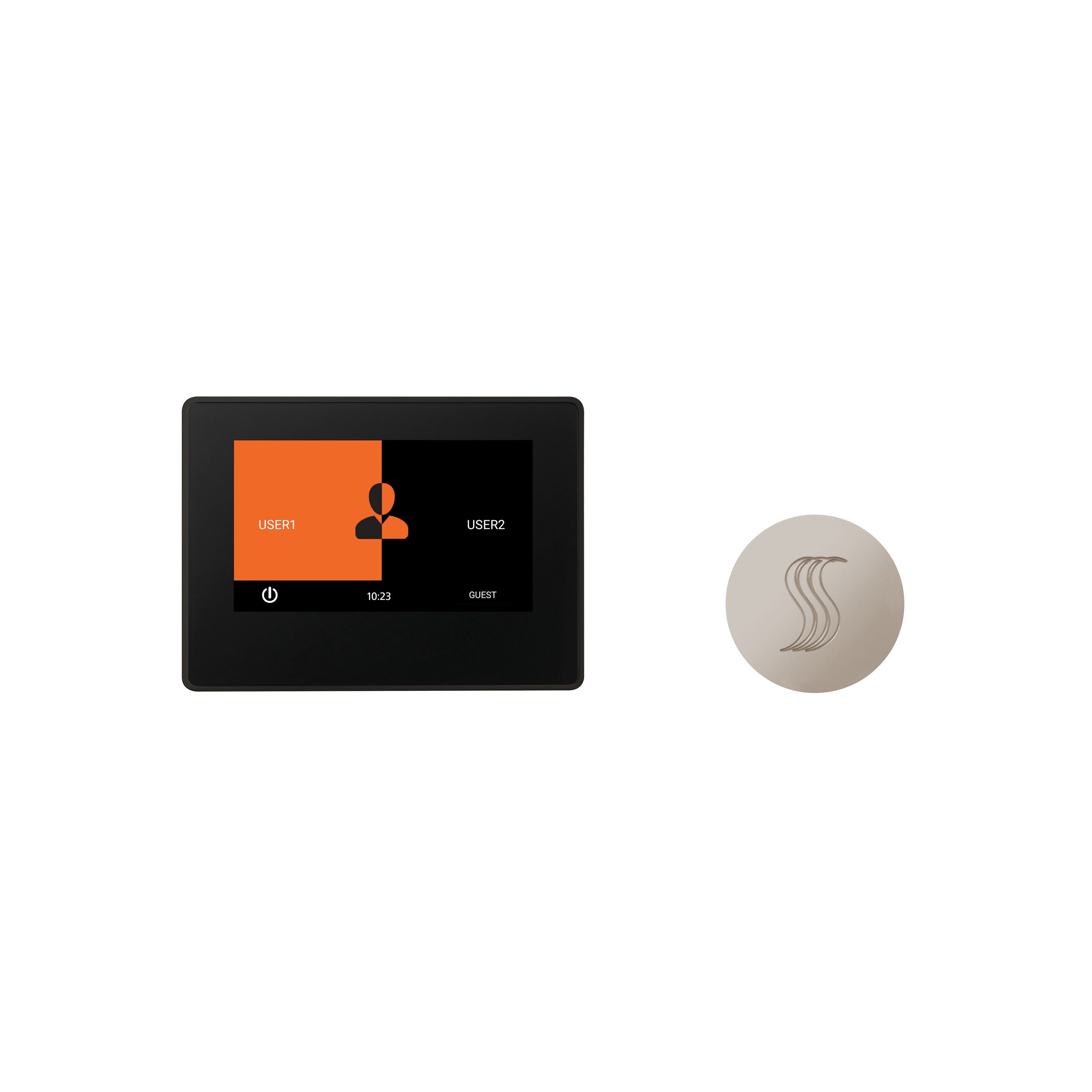 Thermasol ThermaTouch 7" Control and Steam Head Kit Round