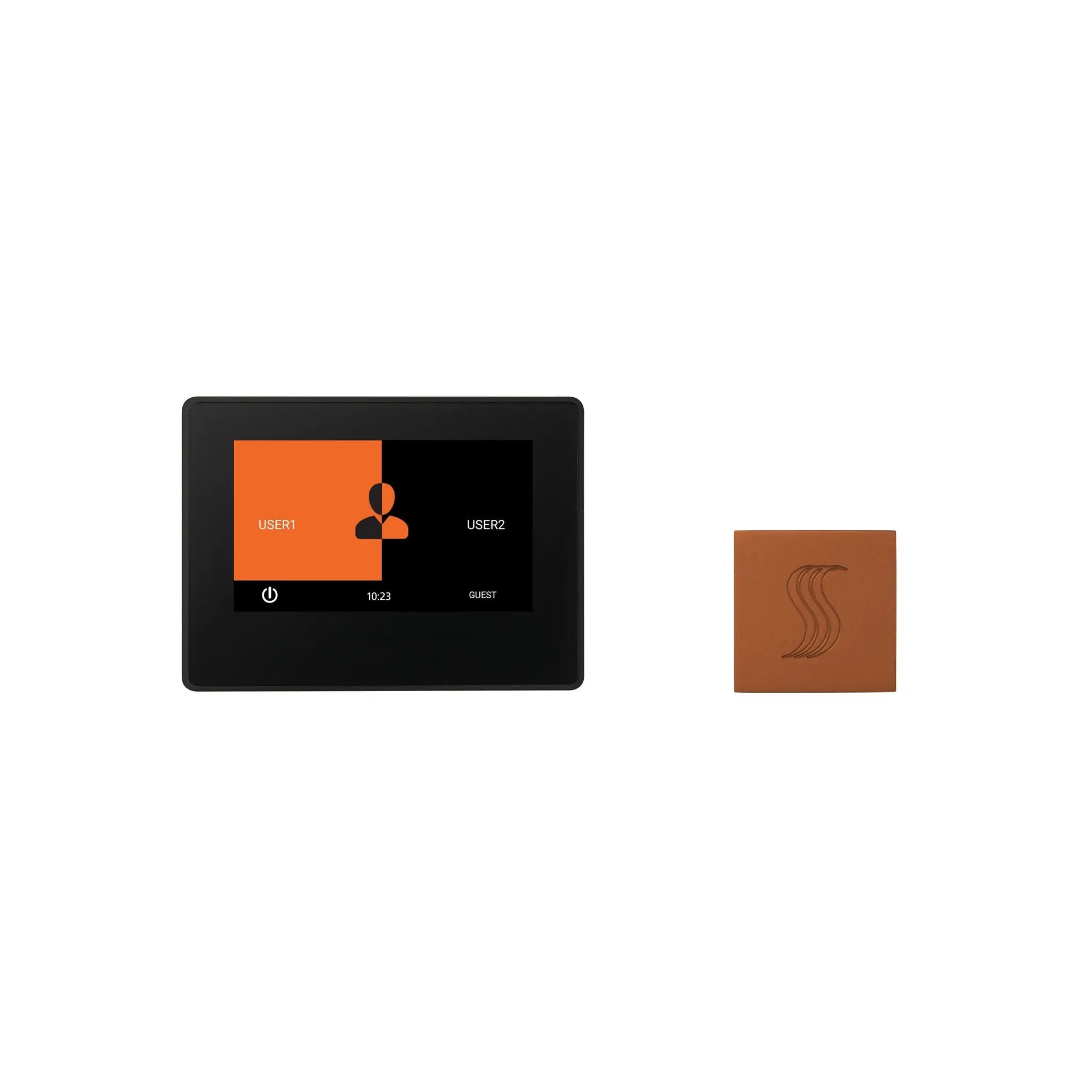 Thermasol ThermaTouch 7" Control and Steam Head Kit Square by Thermasol