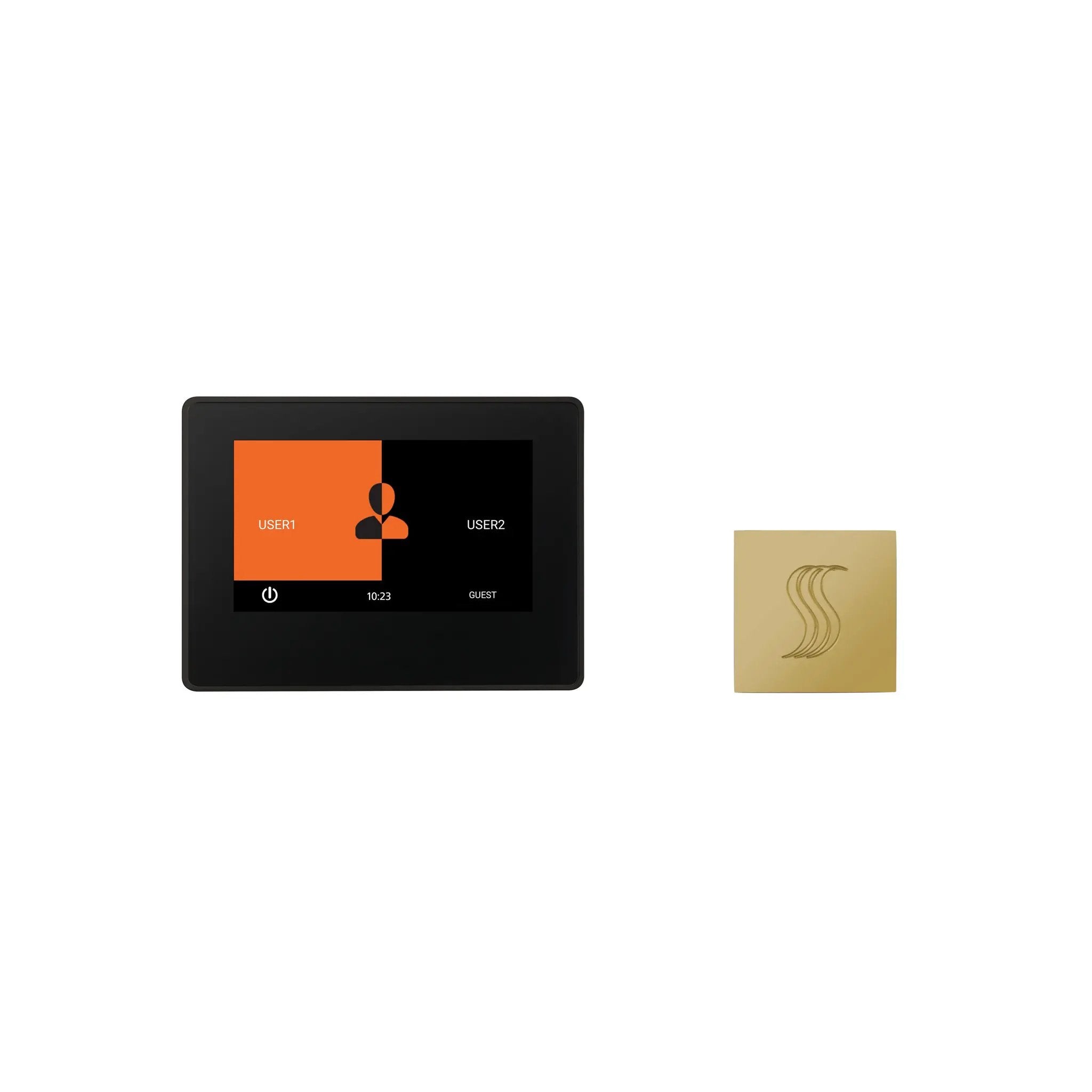 Thermasol ThermaTouch 7" Control and Steam Head Kit Square by Thermasol