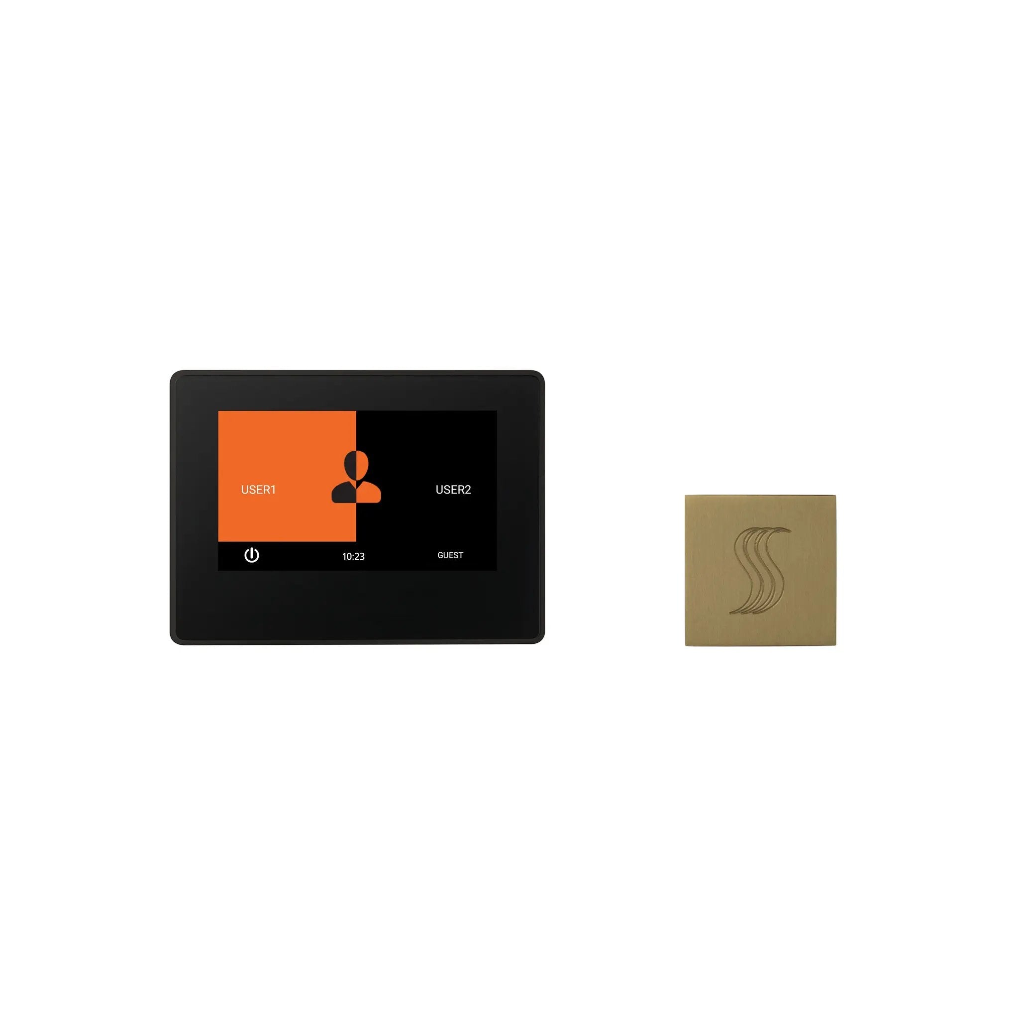 Thermasol ThermaTouch 7" Control and Steam Head Kit Square by Thermasol