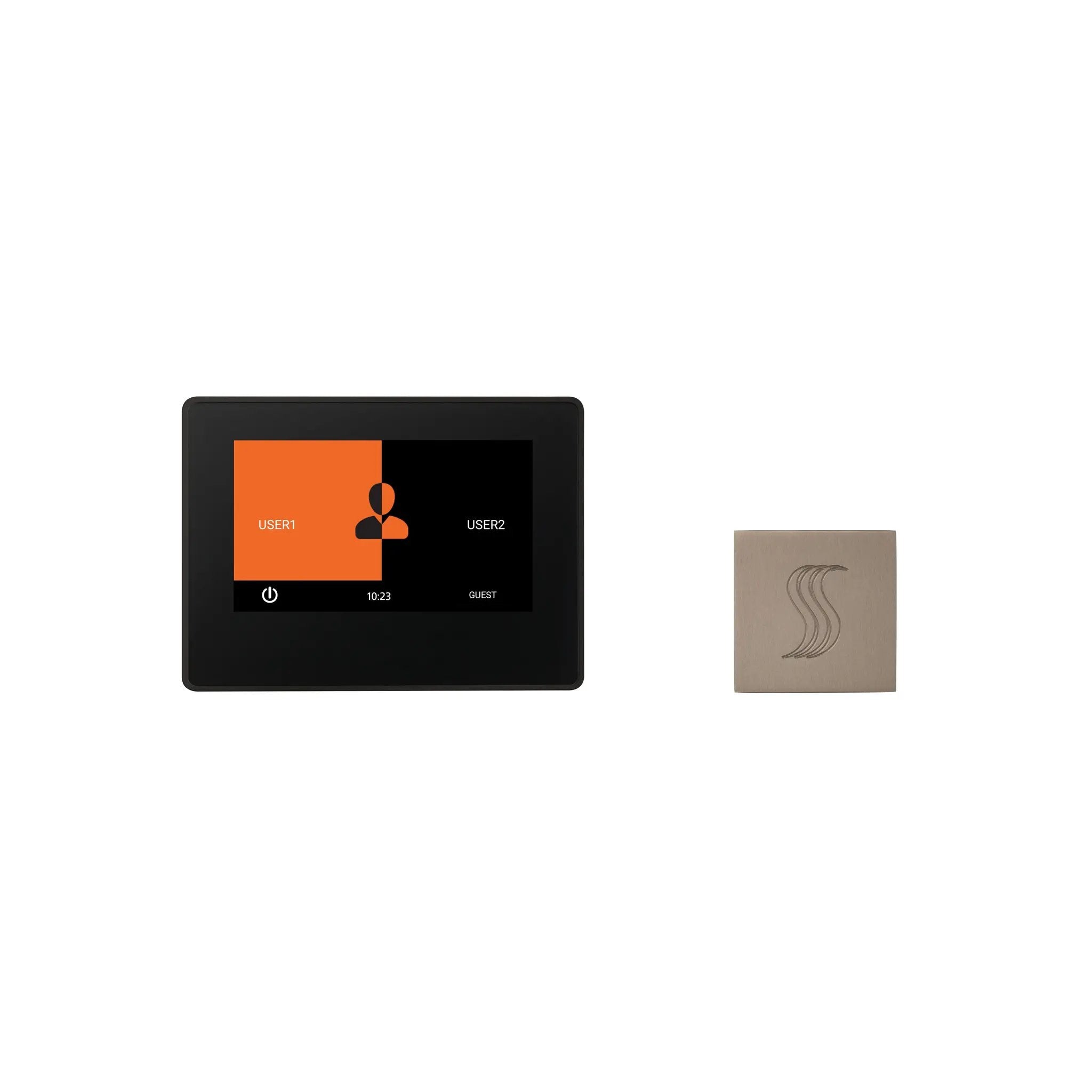 Thermasol ThermaTouch 7" Control and Steam Head Kit Square by Thermasol