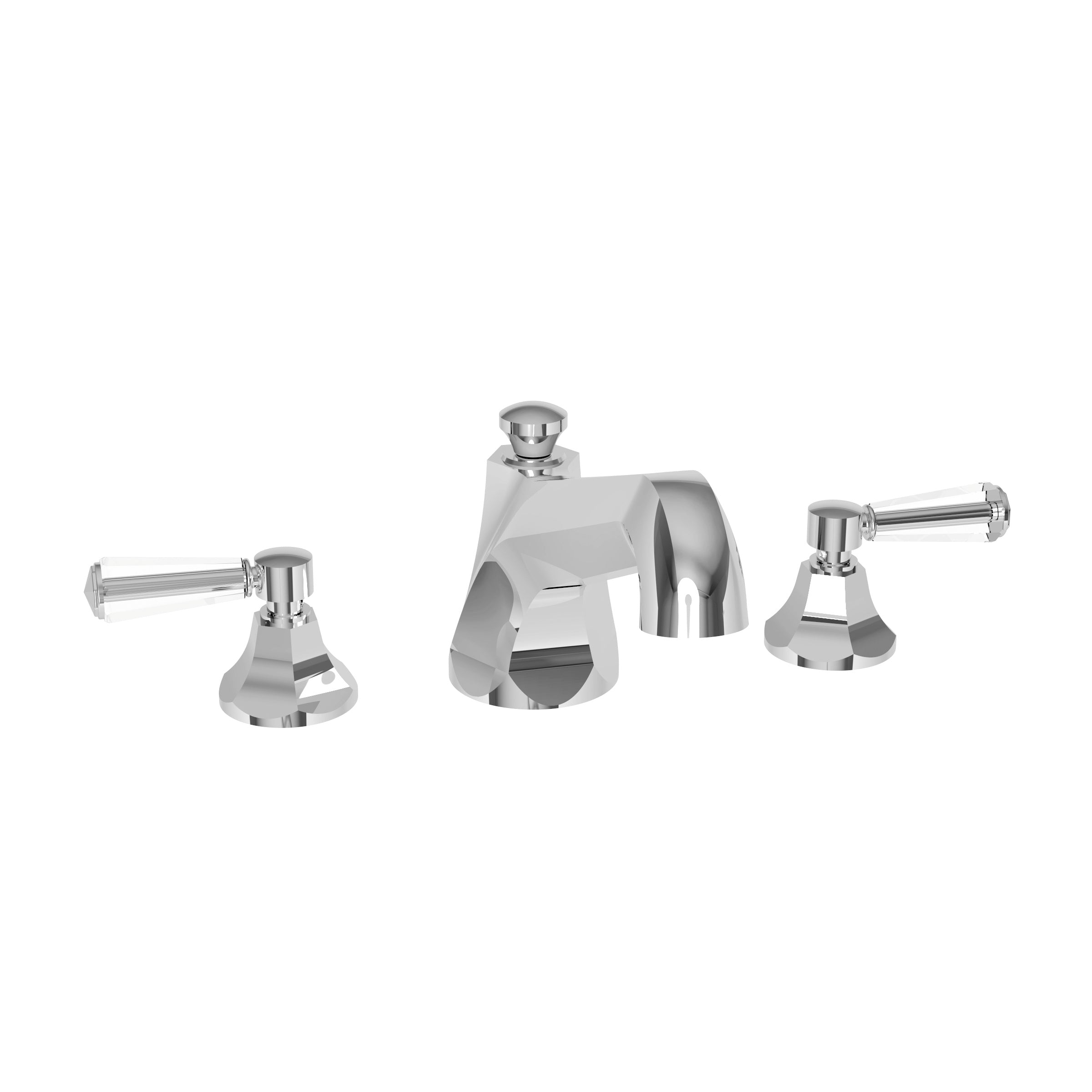 polished chrome tub faucet