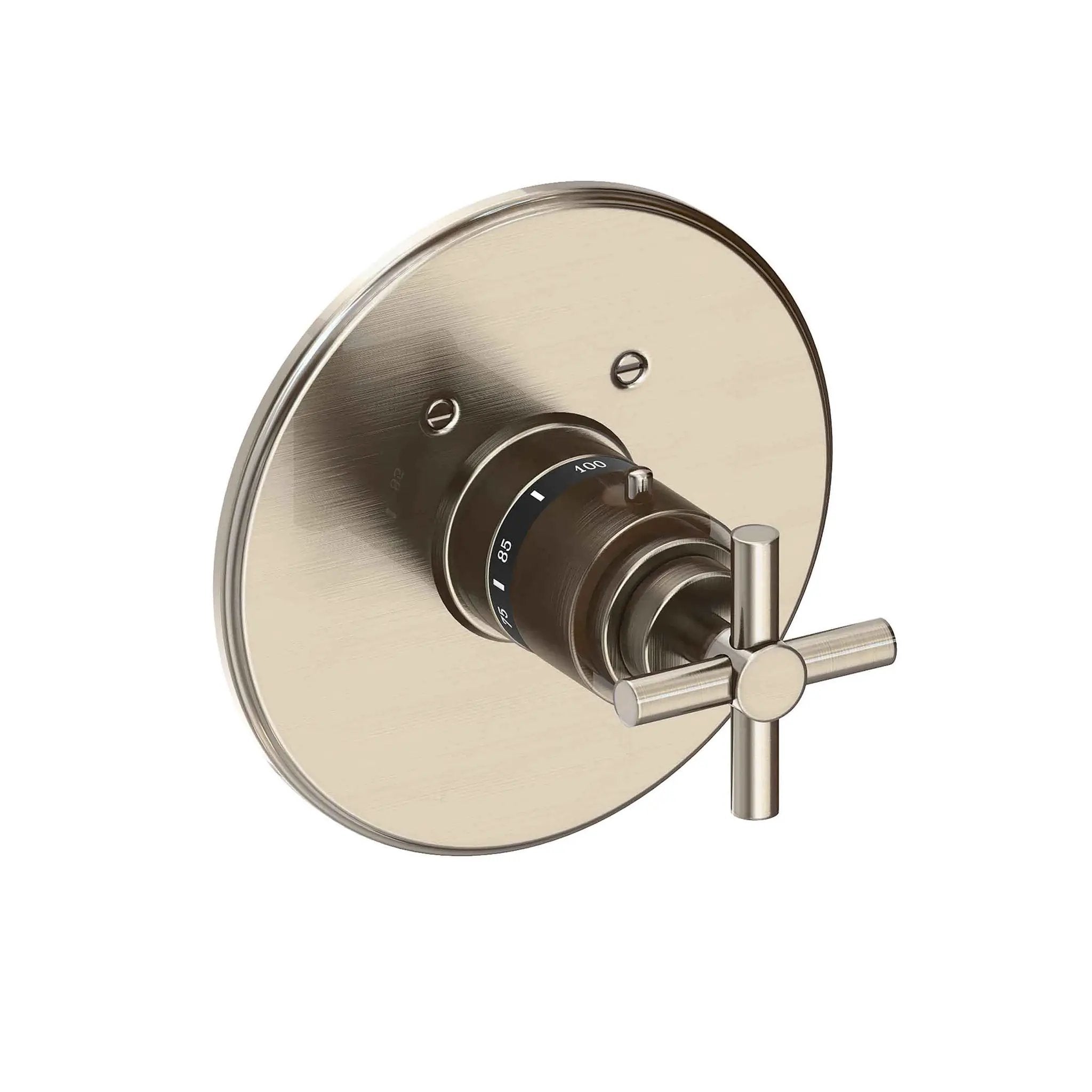 Newport Brass East Linear 3/4" Round Thermostatic Trim Plate with Handle by Newport Brass