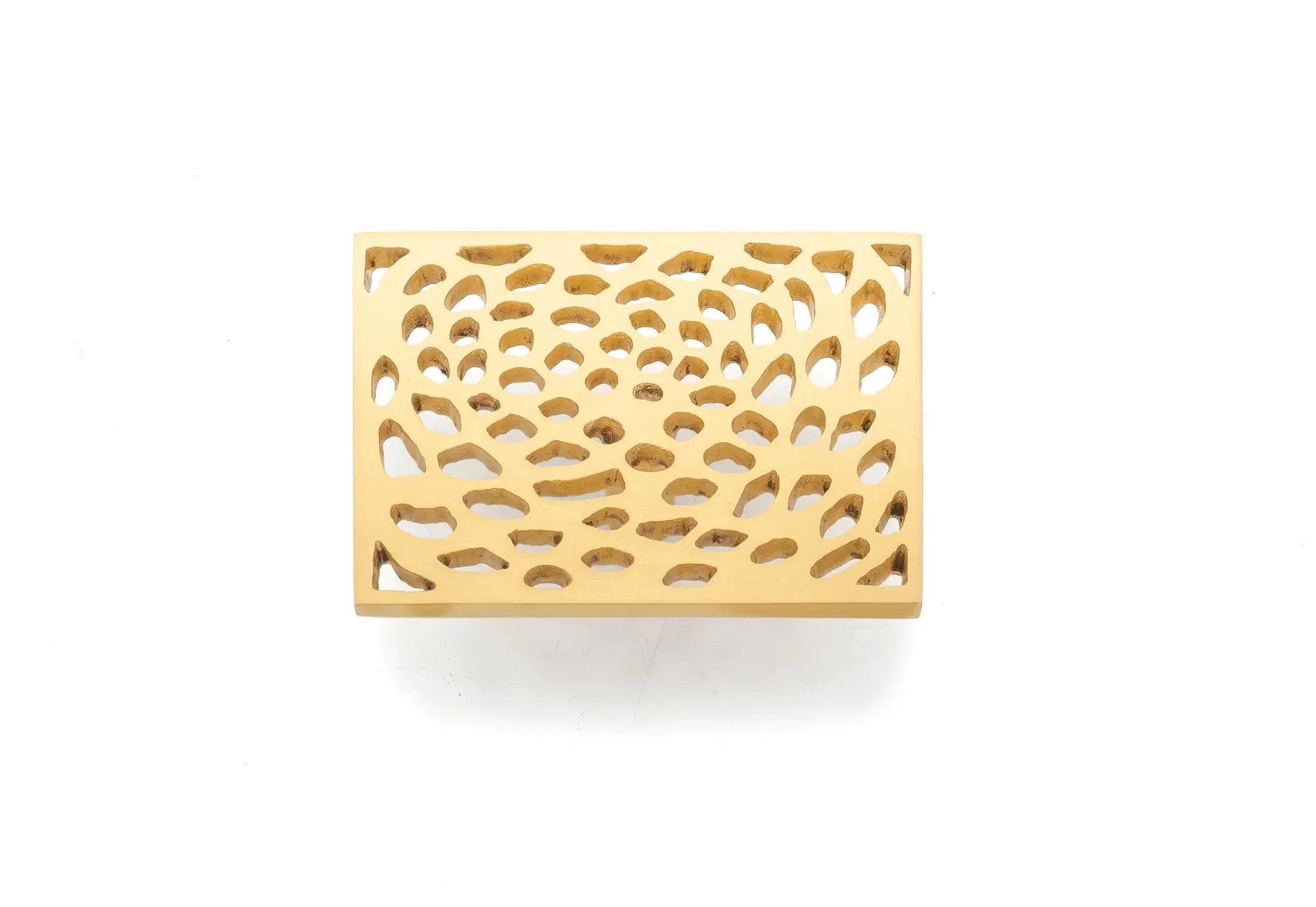 satin brass pull