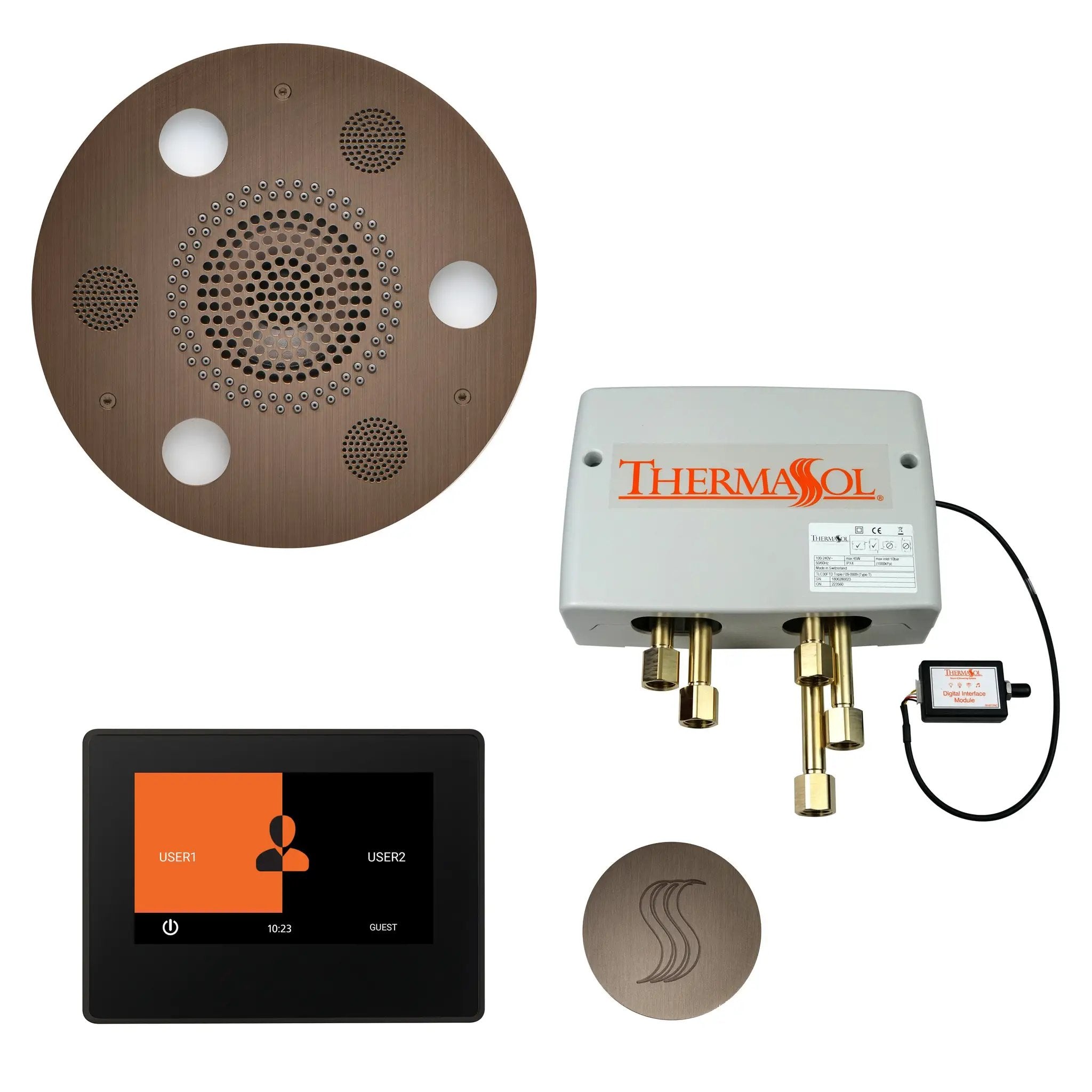 Thermasol The Total Wellness Package with 7" ThermaTouch Round by Thermasol