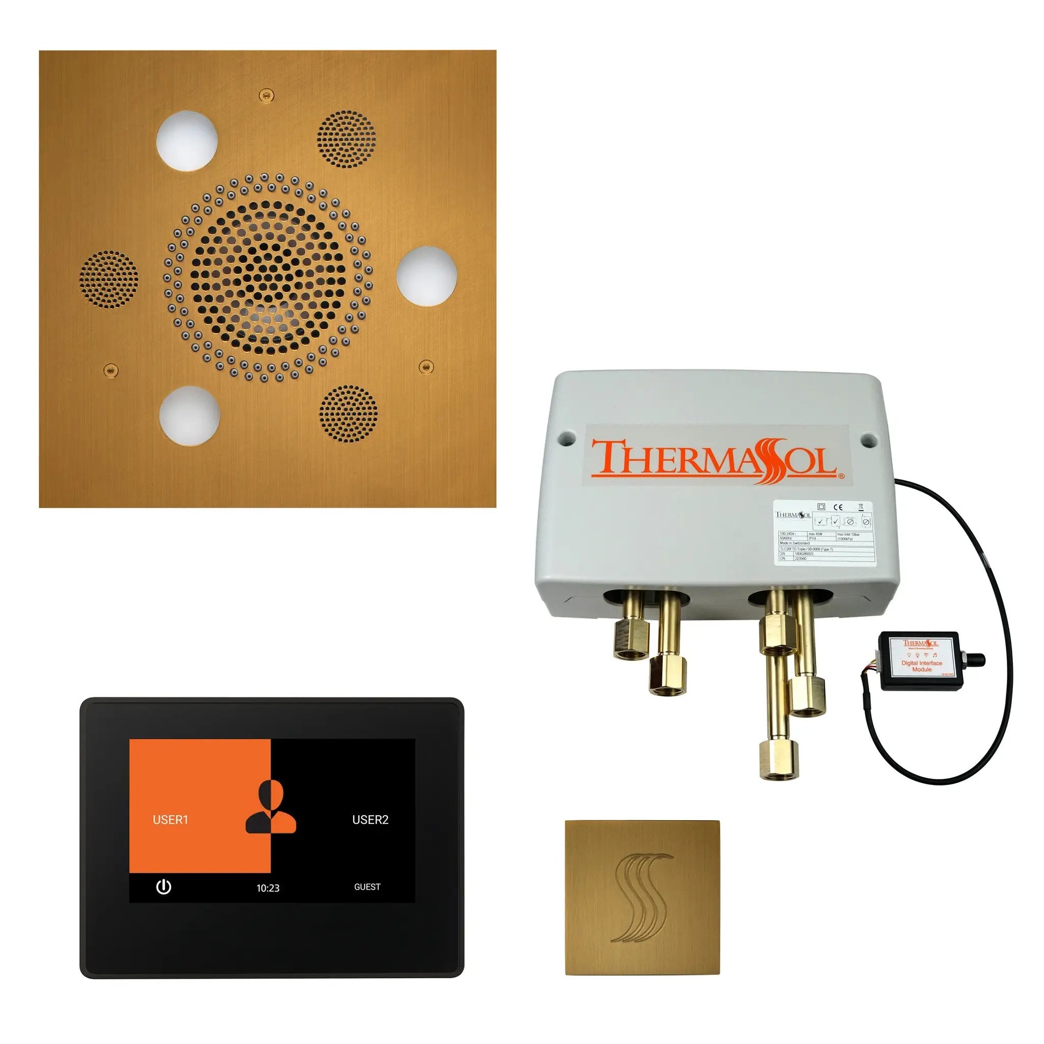 Thermasol The Total Wellness Package with 7" ThermaTouch and Square by Thermasol
