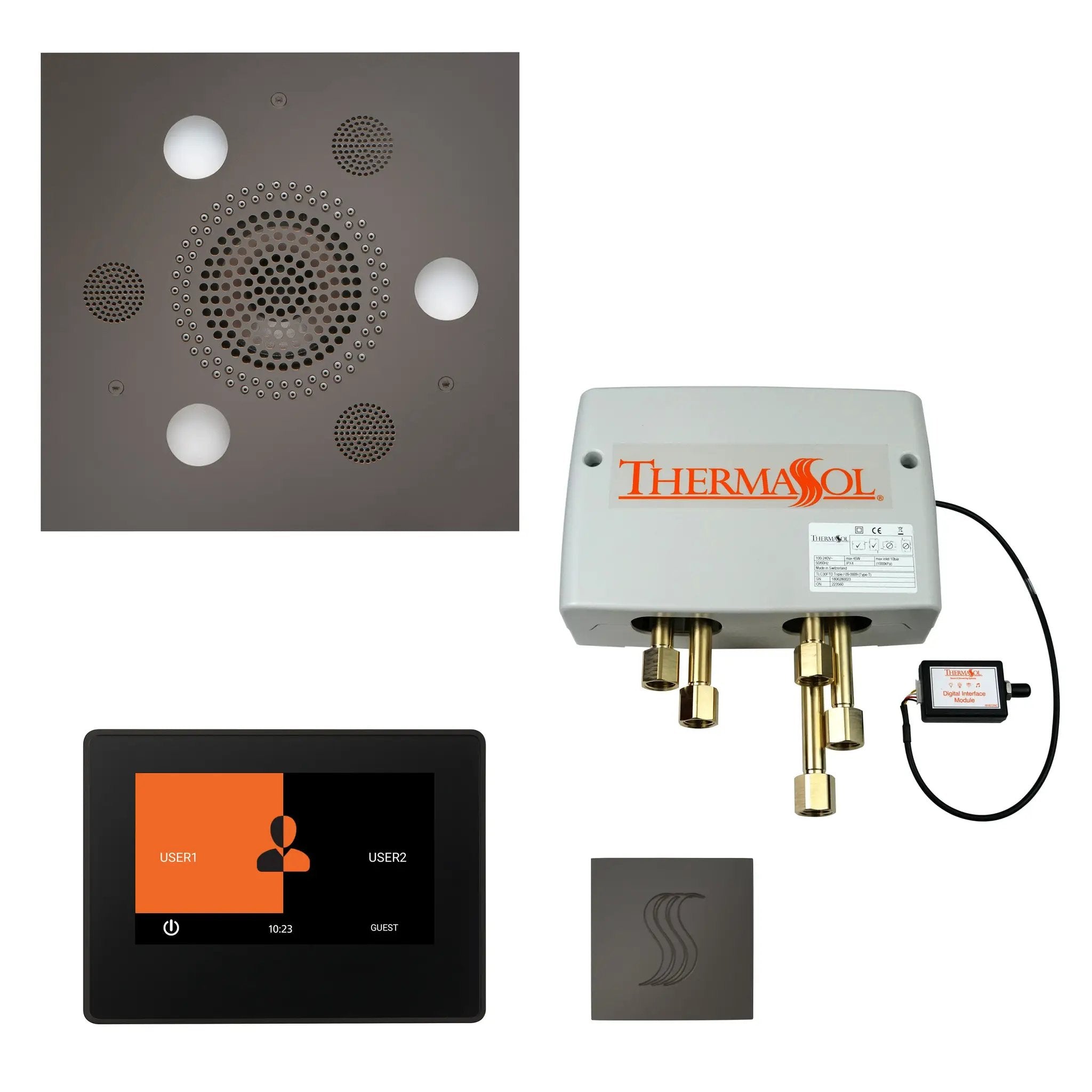 Thermasol The Total Wellness Package with 7" ThermaTouch and Square by Thermasol