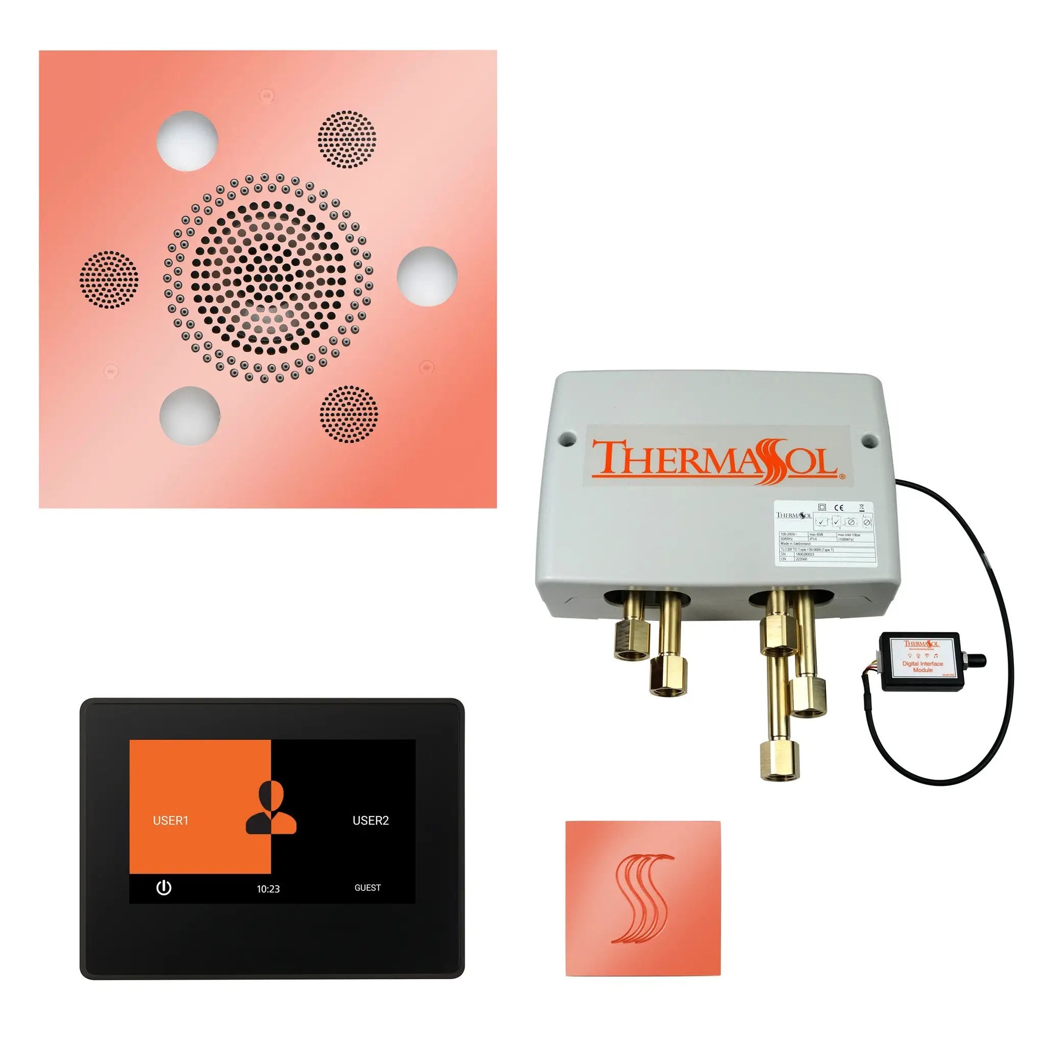 Thermasol The Total Wellness Package with 7" ThermaTouch and Square by Thermasol