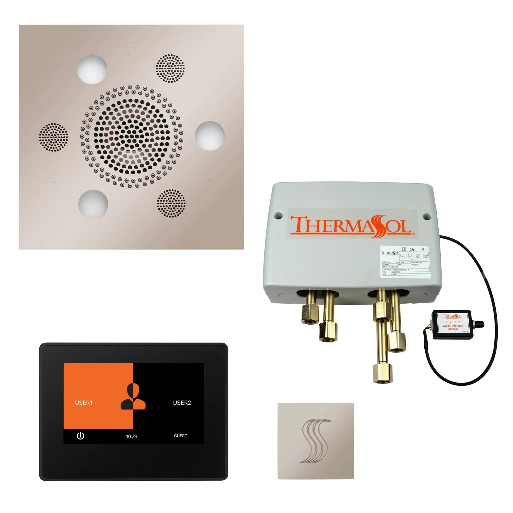 Thermasol The Total Wellness Package with 7" ThermaTouch and Square by Thermasol