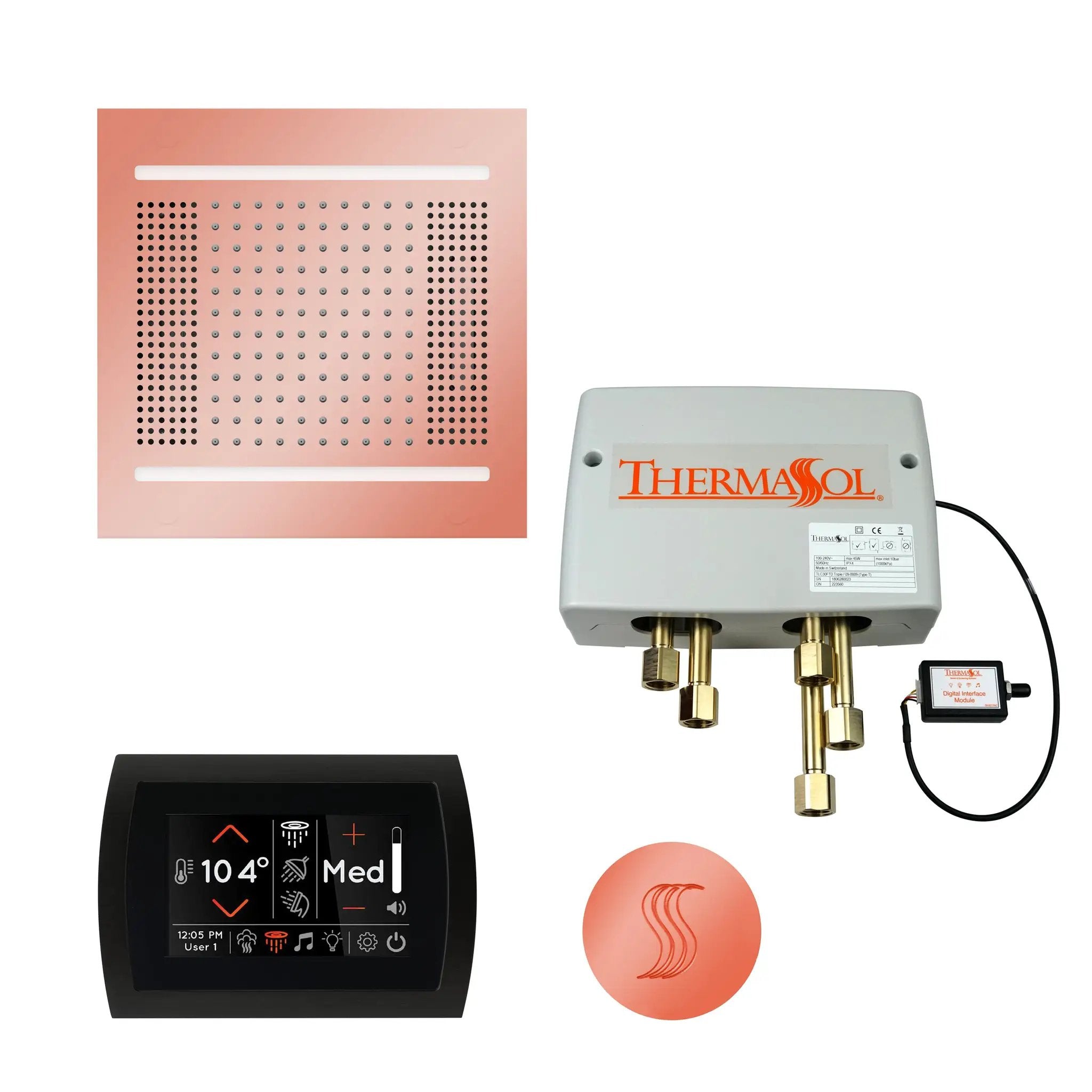 Thermasol The Total Wellness Package Hydrovive14 with SignaTouch Round by Thermasol