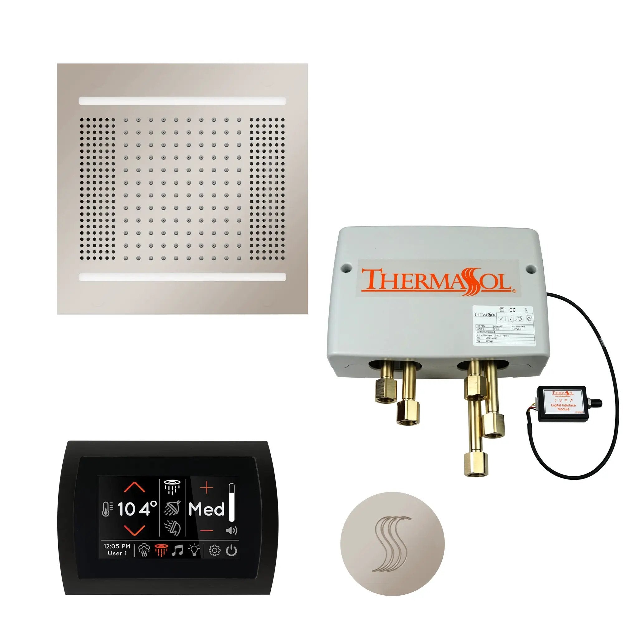 Thermasol The Total Wellness Package Hydrovive14 with SignaTouch Round by Thermasol