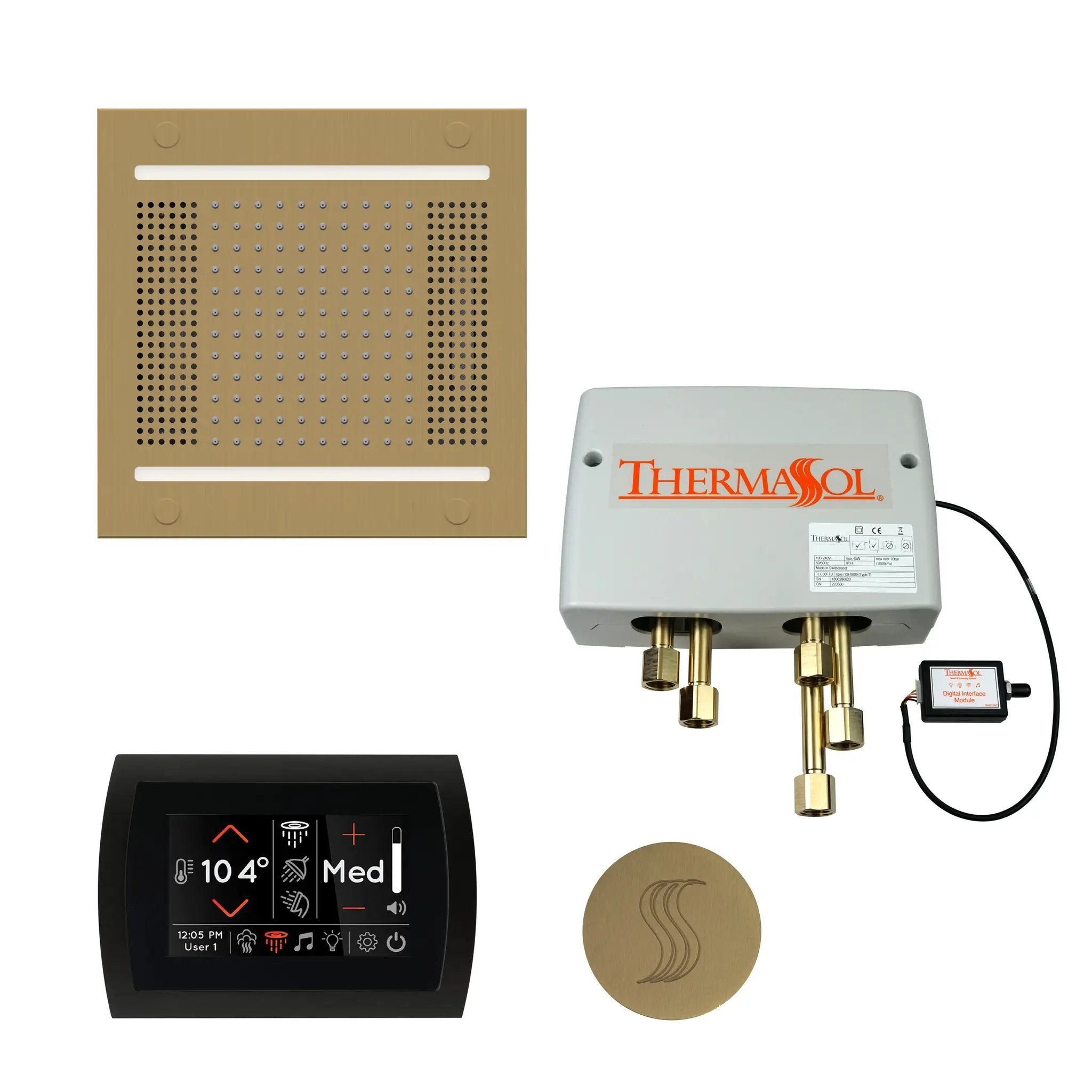 Thermasol The Total Wellness Package Hydrovive14 with SignaTouch Round by Thermasol