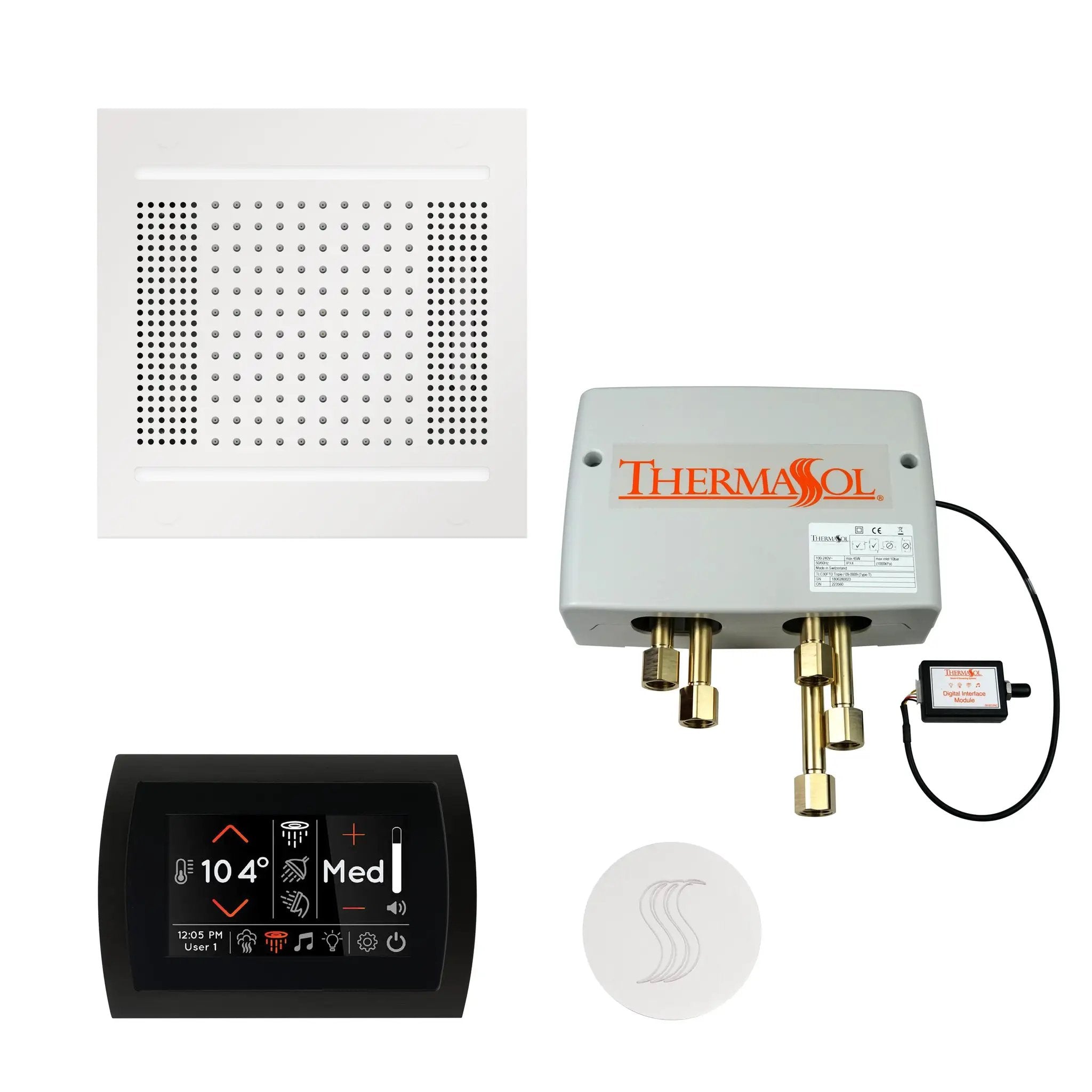 Thermasol The Total Wellness Package Hydrovive14 with SignaTouch Round by Thermasol