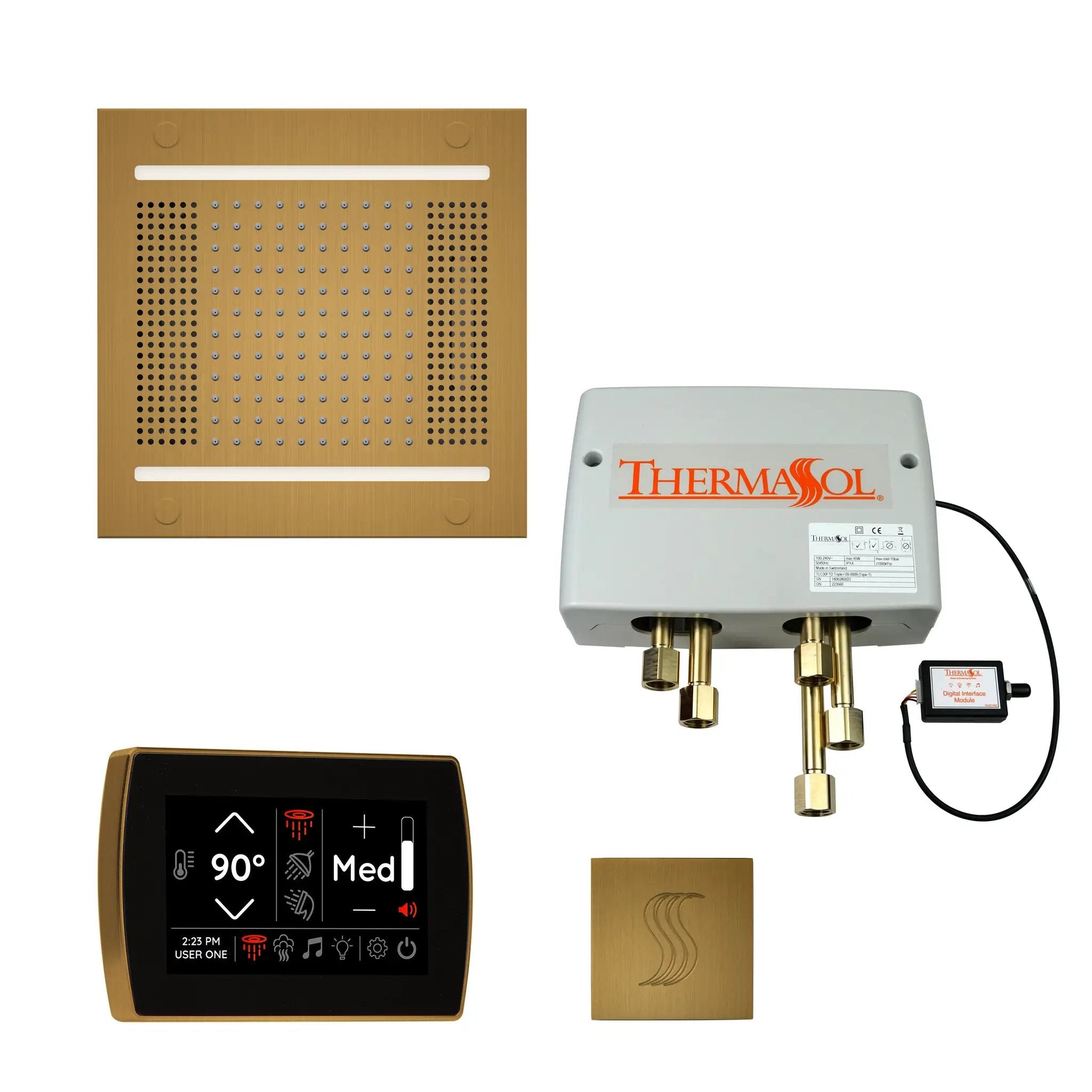 Thermasol The Total Wellness Package Hydrovive14 with SignaTouch Square by Thermasol