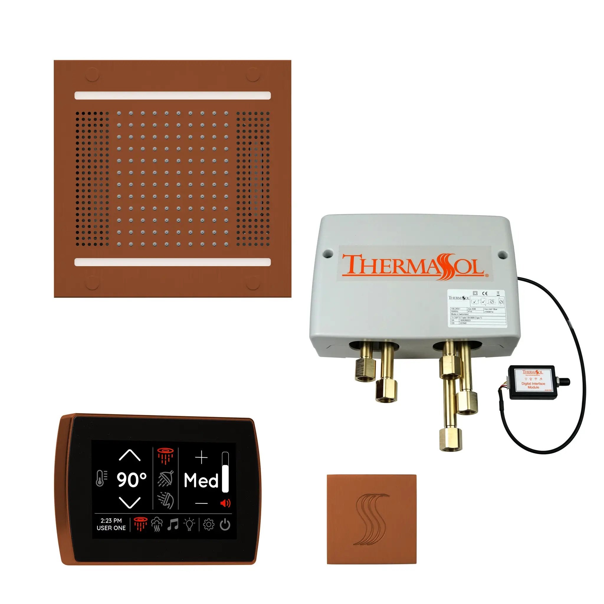 Thermasol The Total Wellness Package Hydrovive14 with SignaTouch Square by Thermasol
