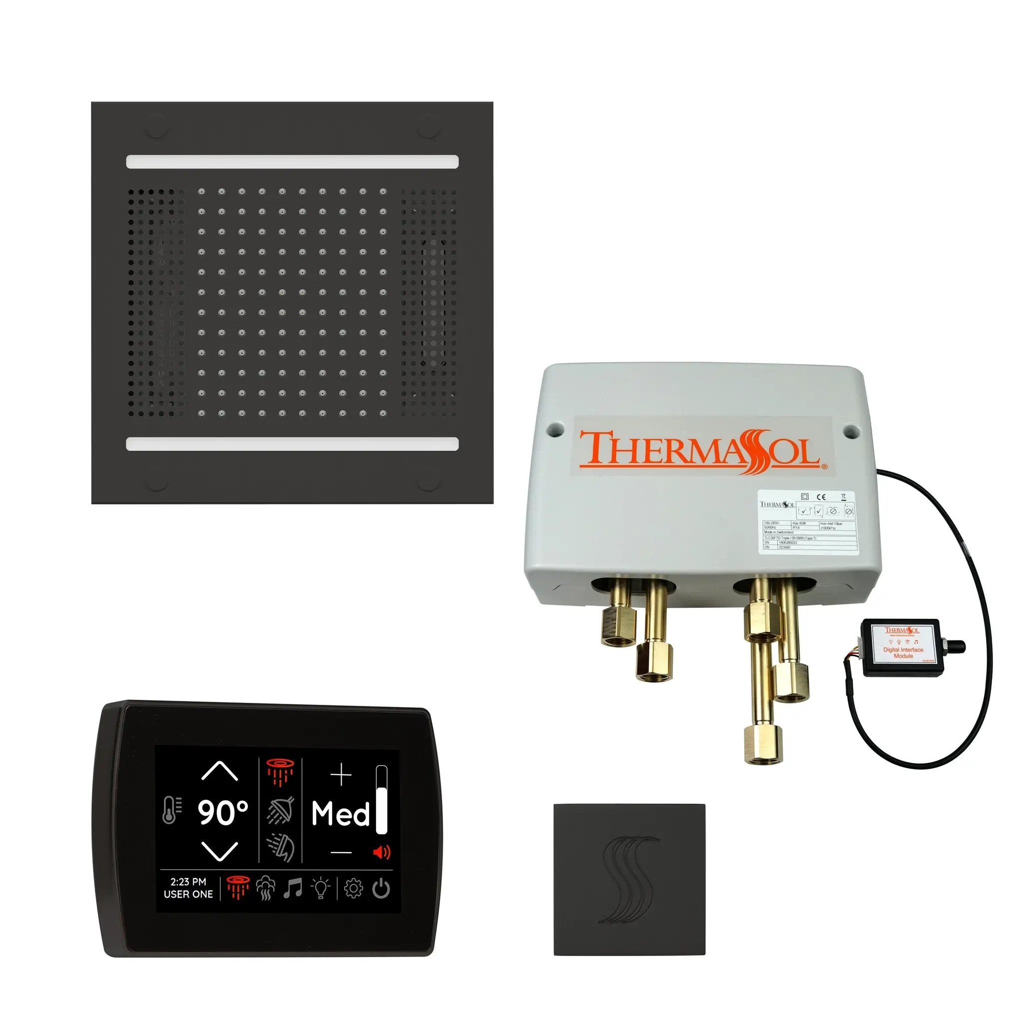 Thermasol The Total Wellness Package Hydrovive14 with SignaTouch Square by Thermasol