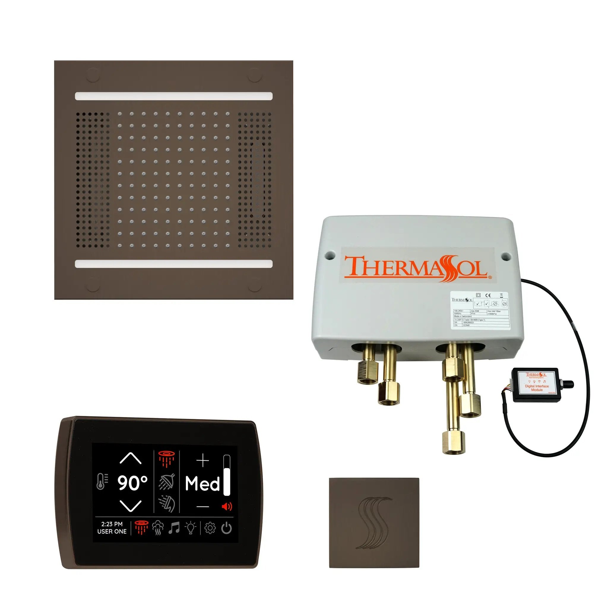 Thermasol The Total Wellness Package Hydrovive14 with SignaTouch Square by Thermasol