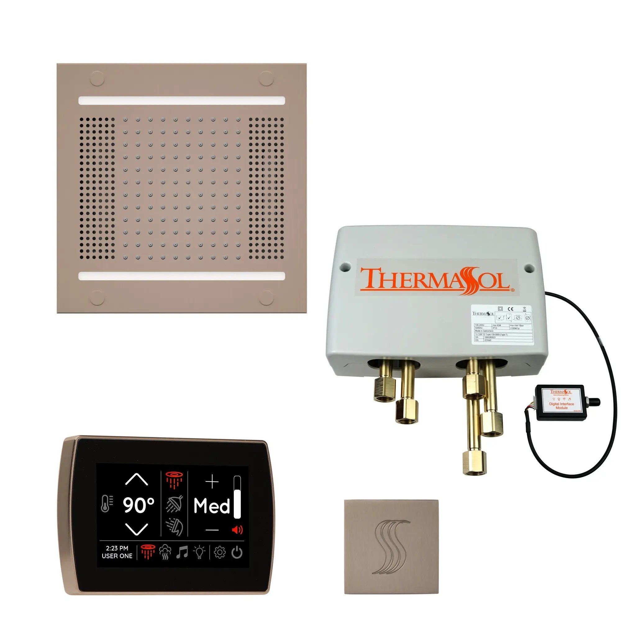 Thermasol The Total Wellness Package Hydrovive14 with SignaTouch Square by Thermasol
