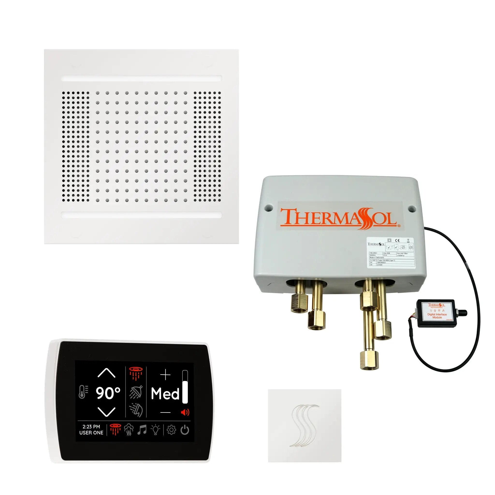 Thermasol The Total Wellness Package Hydrovive14 with SignaTouch Square by Thermasol