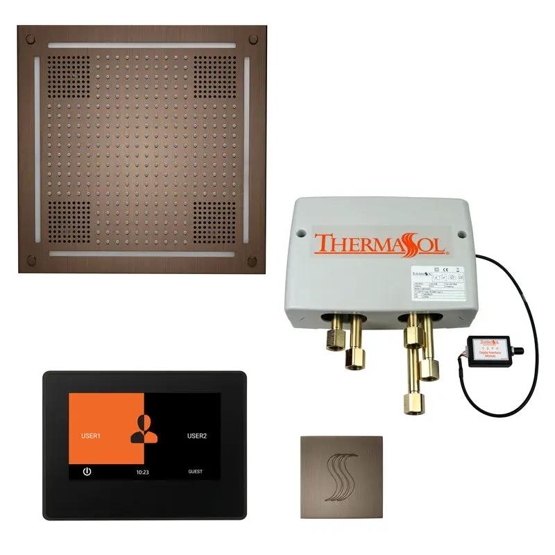 Thermasol The Total Wellness Hydrovive Package with 7" ThermaTouch and Square by Thermasol