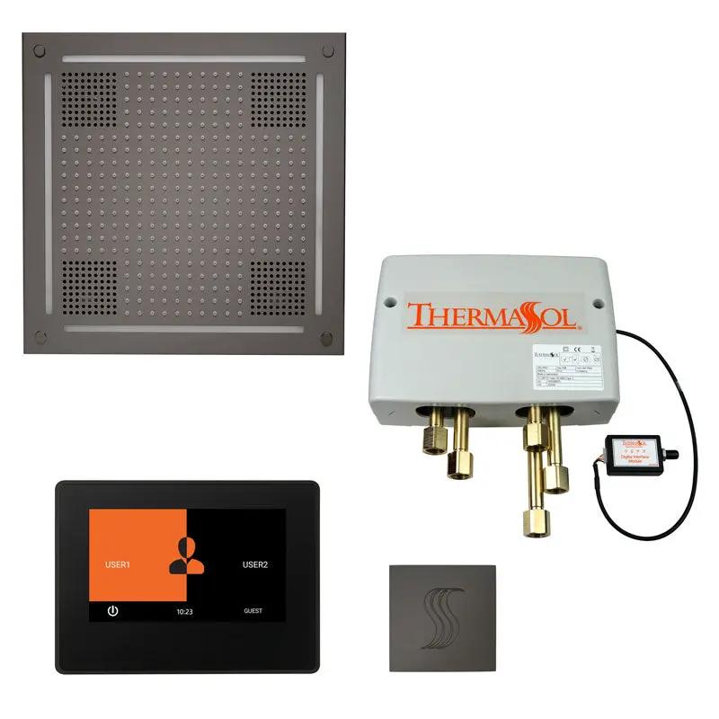 Thermasol The Total Wellness Hydrovive Package with 7" ThermaTouch and Square by Thermasol