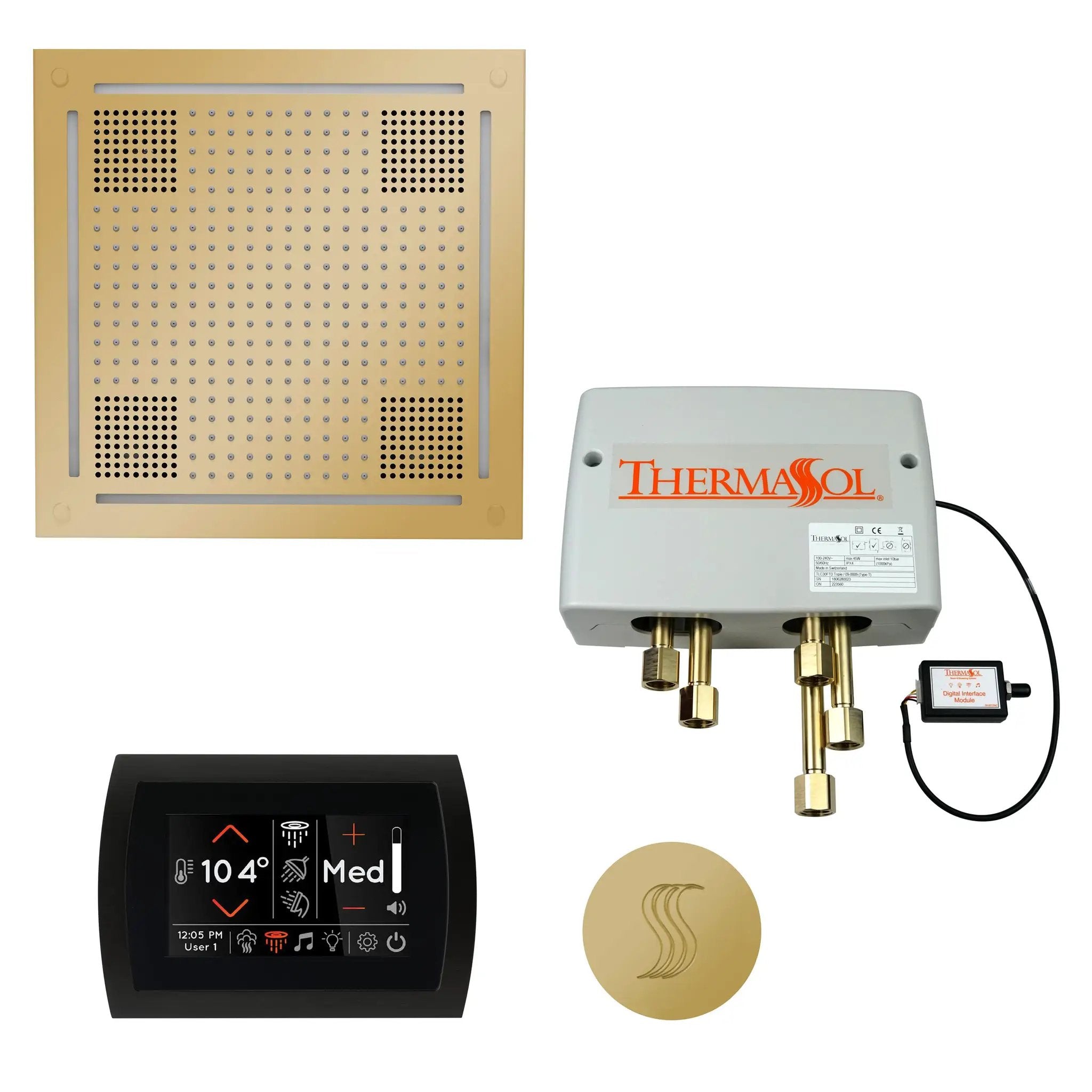 Thermasol The Total Wellness Package Hydrovive with SignaTouch Round by Thermasol