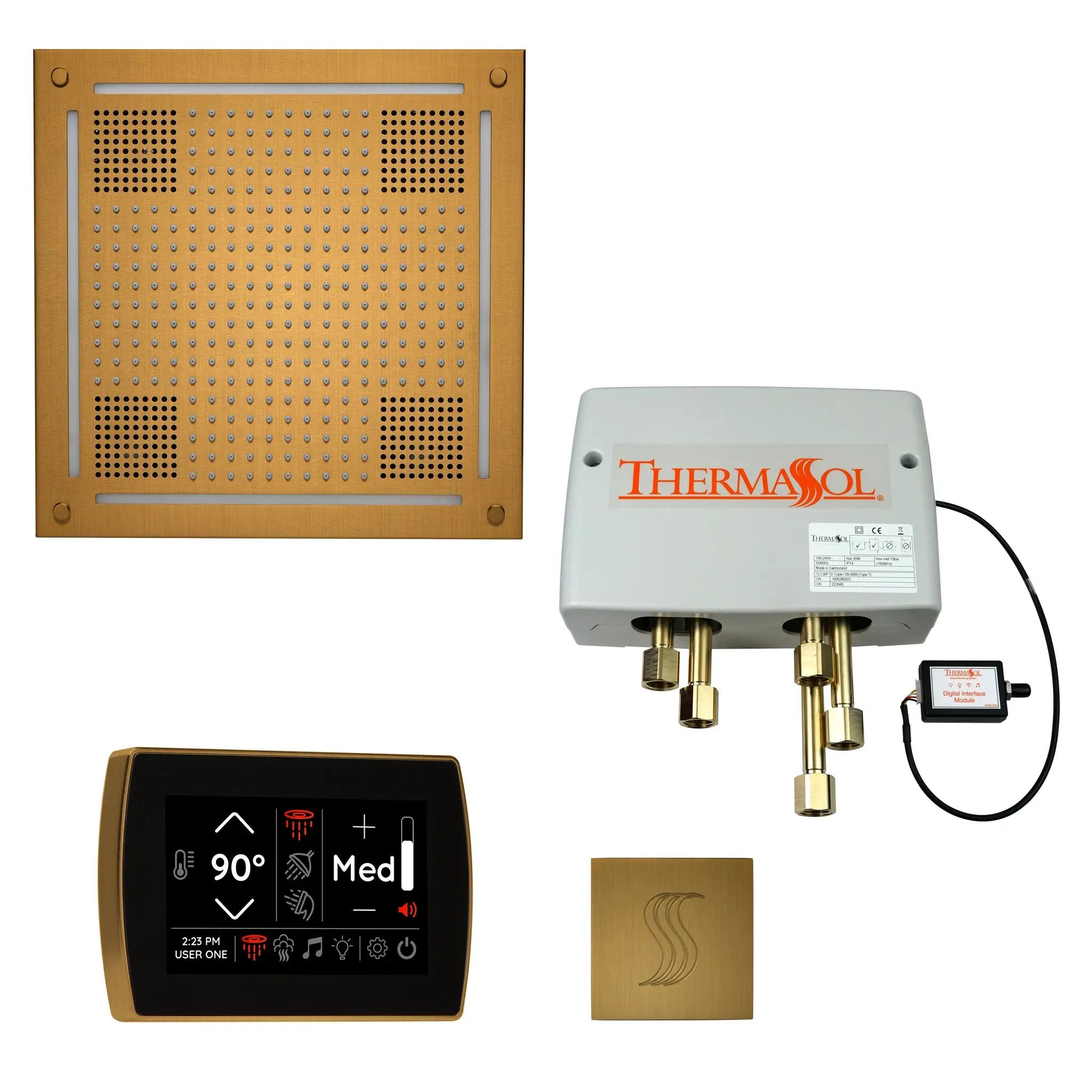 Thermasol The Total Wellness Package Hydrovive with SignaTouch Square by Thermasol