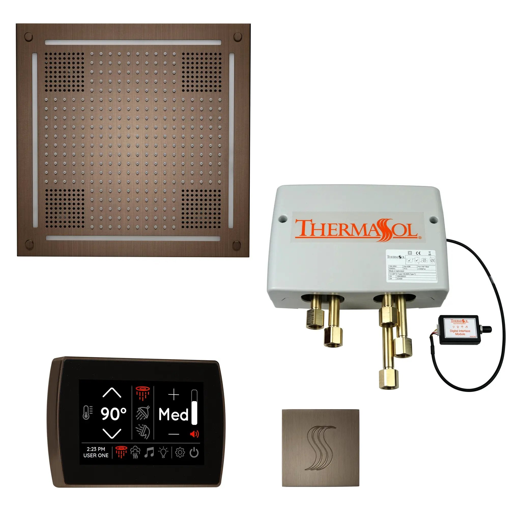 Thermasol The Total Wellness Package Hydrovive with SignaTouch Square by Thermasol