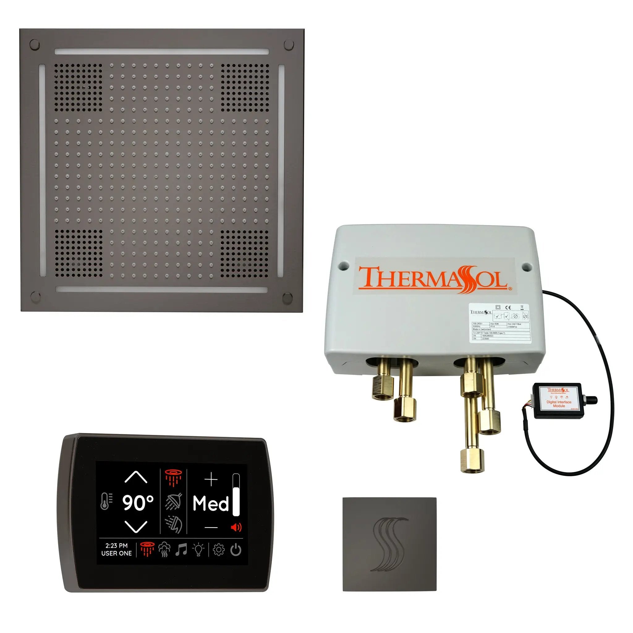 Thermasol The Total Wellness Package Hydrovive with SignaTouch Square by Thermasol