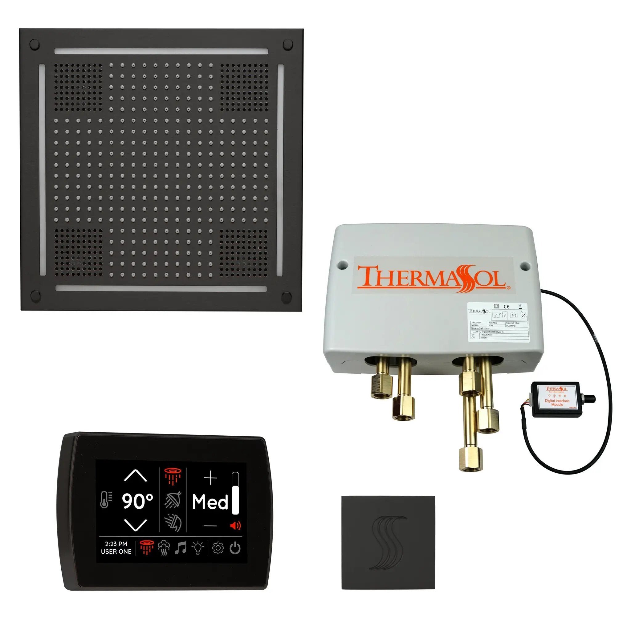 Thermasol The Total Wellness Package Hydrovive with SignaTouch Square by Thermasol