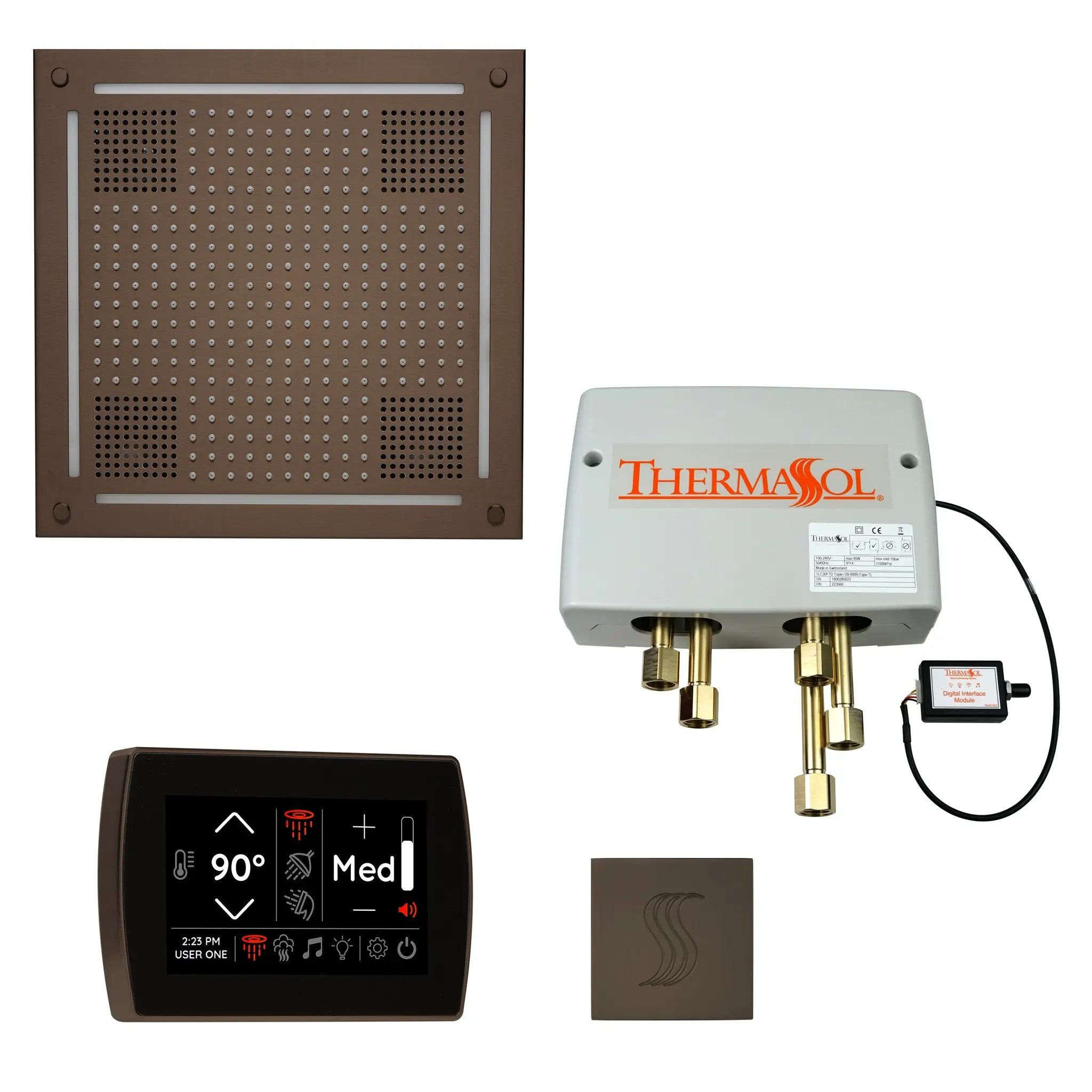 Thermasol The Total Wellness Package Hydrovive with SignaTouch Square by Thermasol