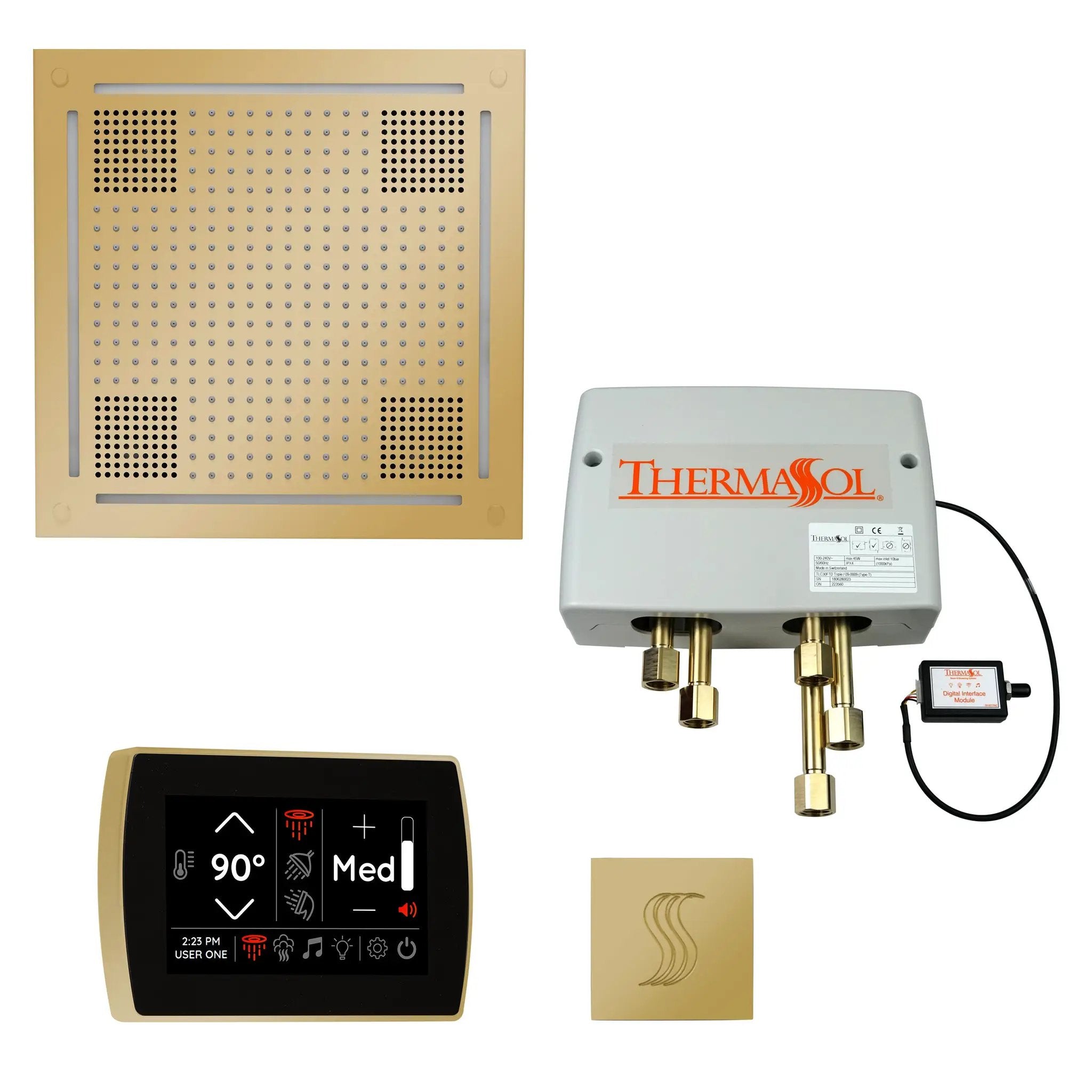 Thermasol The Total Wellness Package Hydrovive with SignaTouch Square by Thermasol