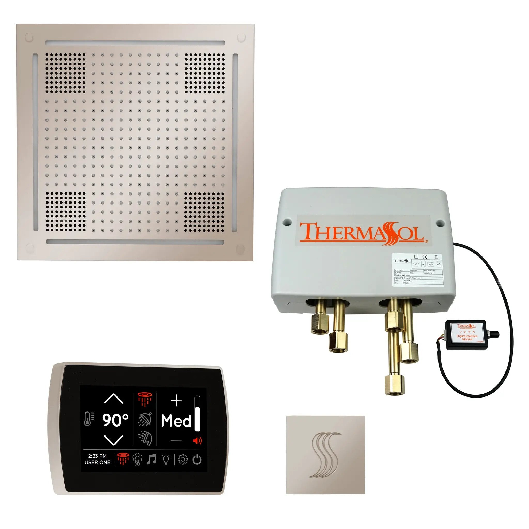 Thermasol The Total Wellness Package Hydrovive with SignaTouch Square by Thermasol