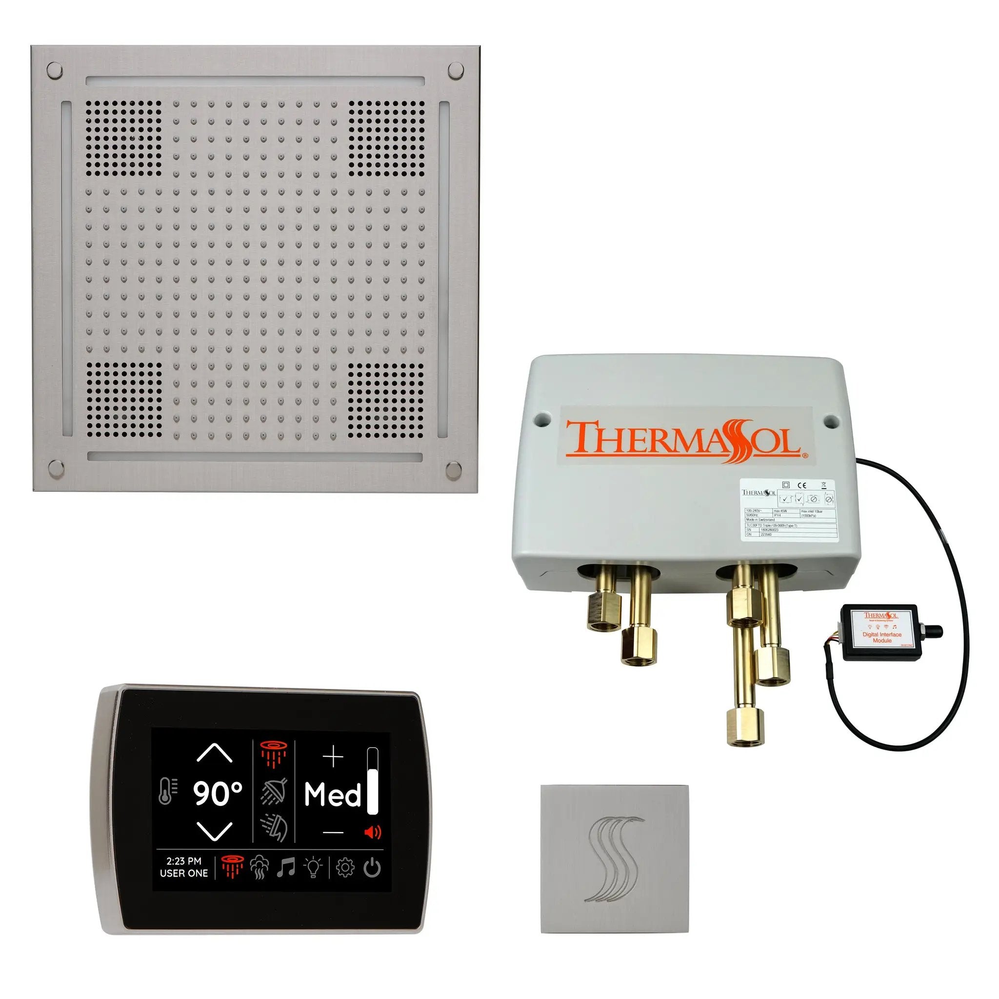 Thermasol The Total Wellness Package Hydrovive with SignaTouch Square by Thermasol