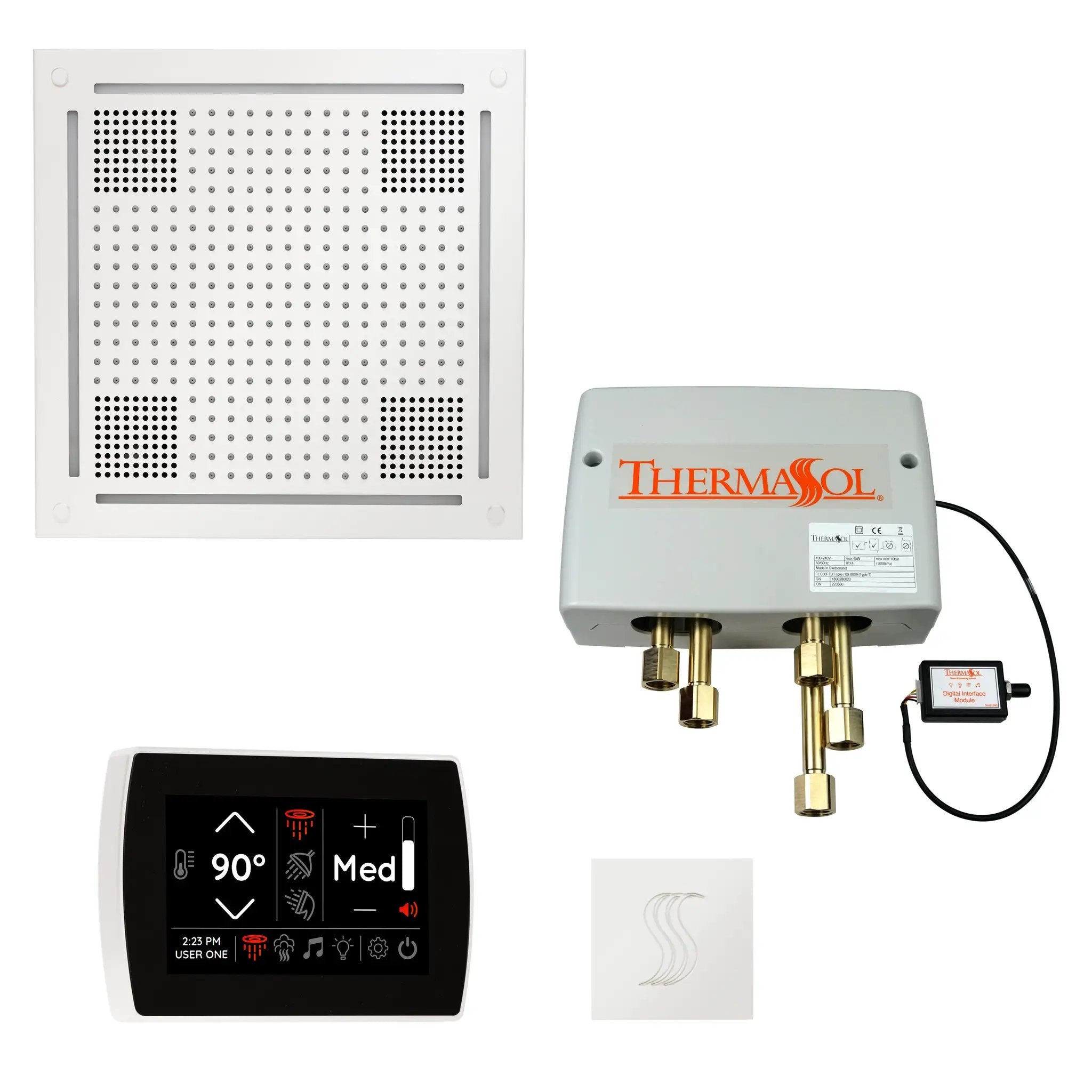 Thermasol The Total Wellness Package Hydrovive with SignaTouch Square by Thermasol