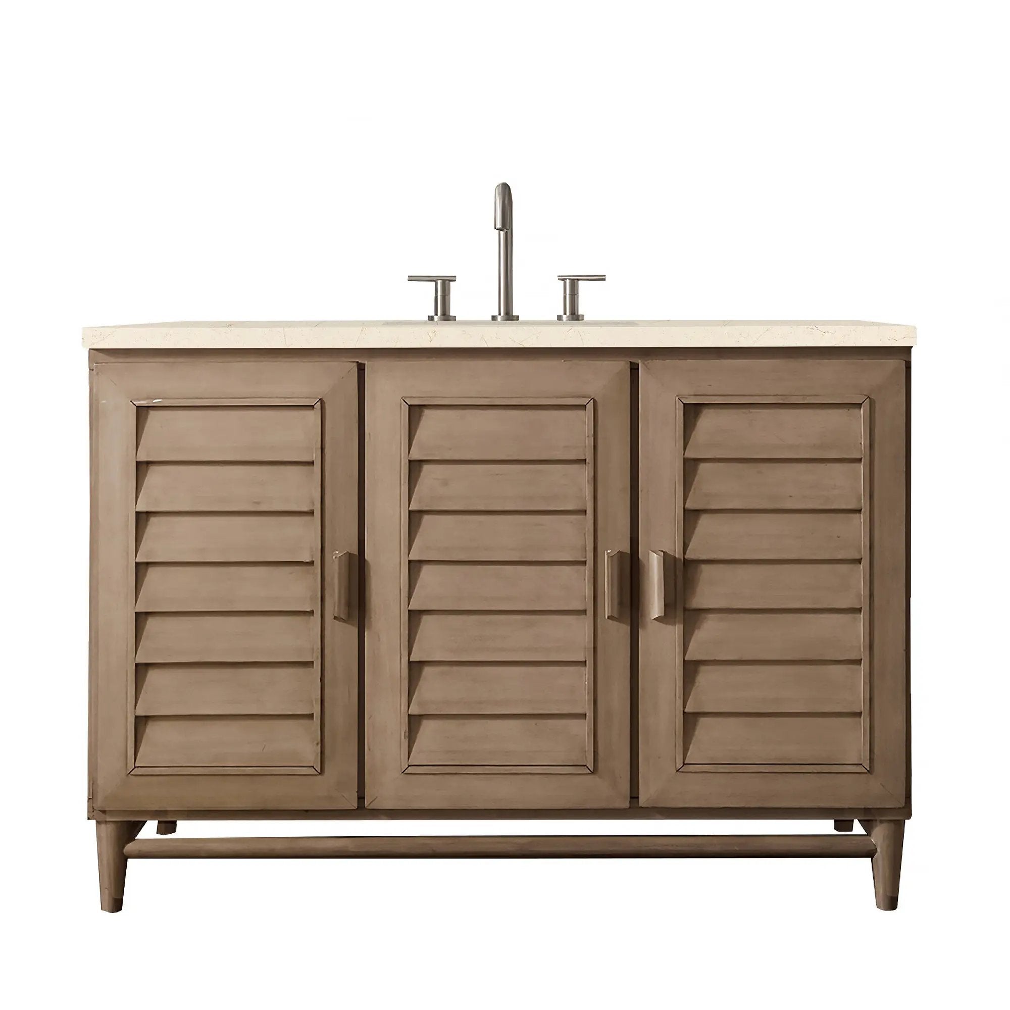 James Martin Portland 48" Single Vanity Set - Whitewashed Walnut by James Martin Vanities