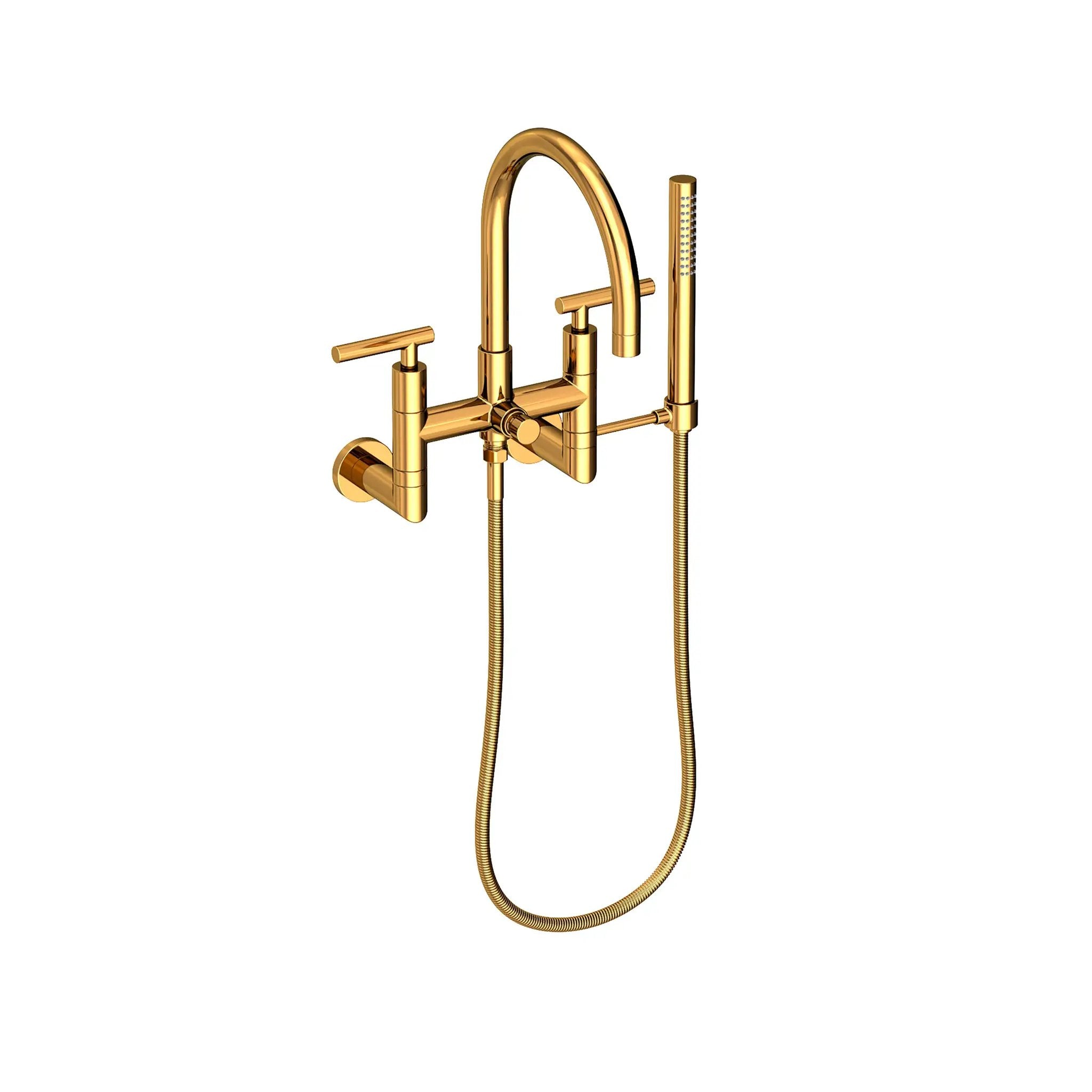 Newport Brass East Linear Exposed Tub & Hand Shower Set - Wall Mount by Newport Brass