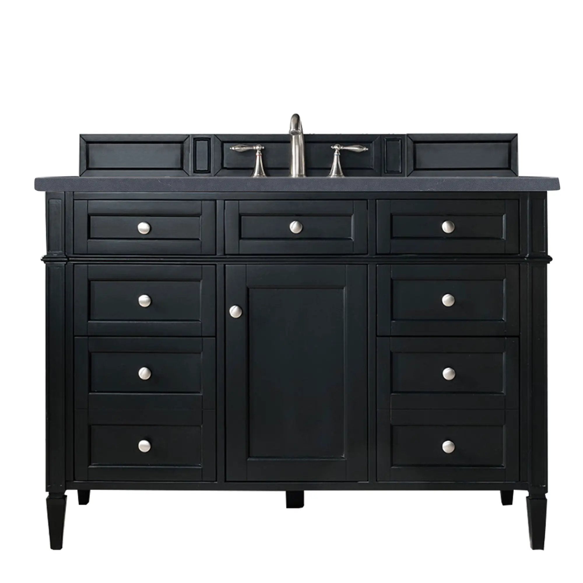 James Martin Brittany 48" Single Vanity Set - Black Onyx by James Martin Vanities
