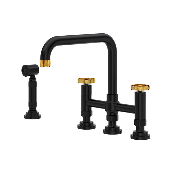 Rohl Campo Bridge Kitchen Faucet with Side Spray by Rohl